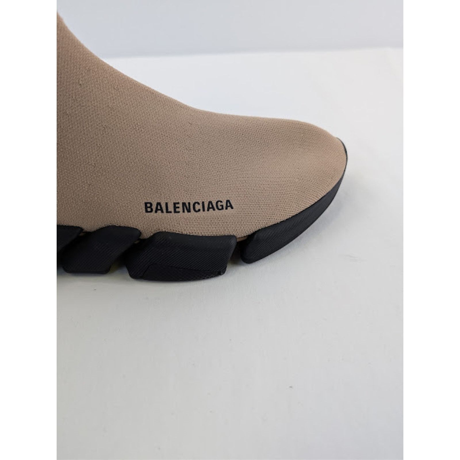 Balenciaga o1rshd1 Q:2 / Speed 2.0 LT Recycled Knit Sneaker in Beige Size US 10 / EU 43 - 15 Thumbnail