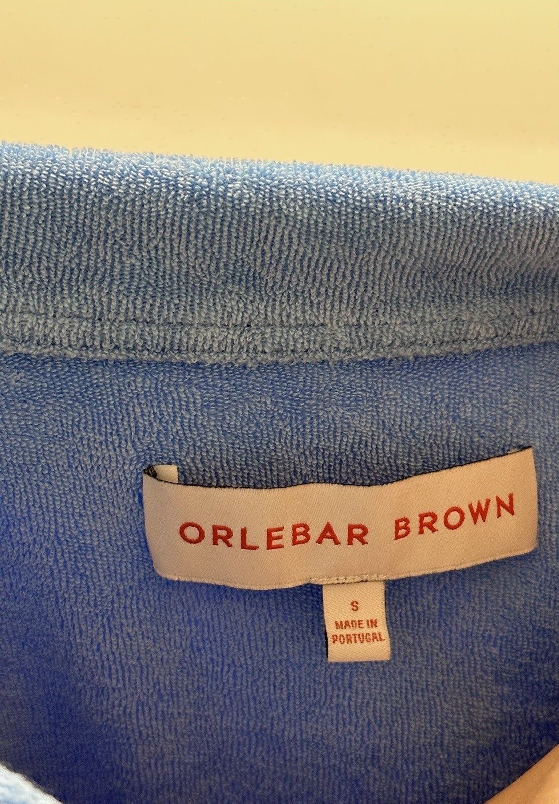 Orlebar Brown Men's Orlebar Brown Collared Golf Terry Polo Shirt Size US S / EU 44-46 / 1 - 12 Thumbnail