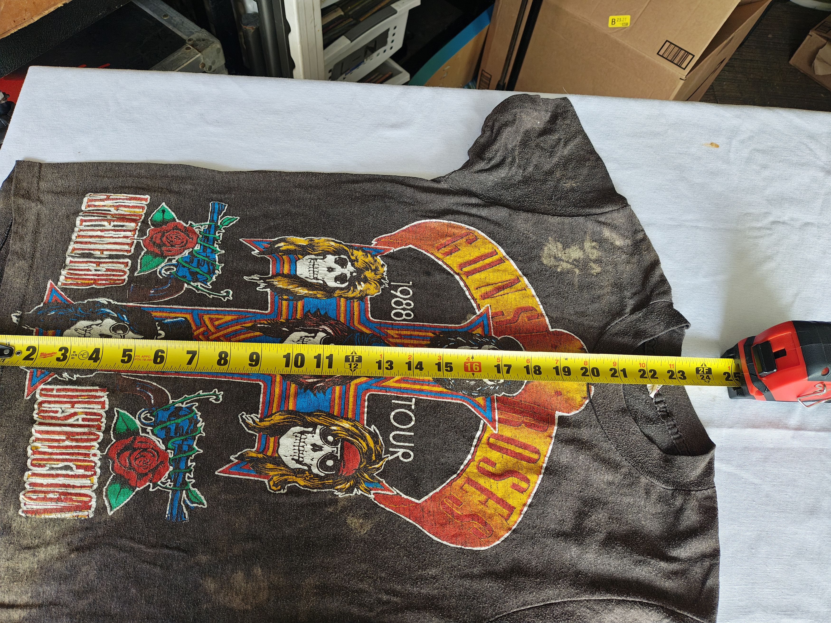 Vintage Vtg 1988 Guns N Roses NJ Summer Jam GNR Paradise City Shirt Size US XS / EU 42 / 0 - 4 Thumbnail