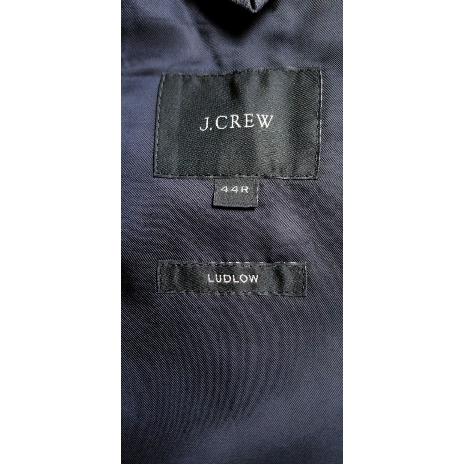 J.Crew J Crew Blazer Shirt Wool Flannel Blue 44R VBC J.CREW Notch Lapel Single-Breasted Two-Button Regular Mens Blazer Jacket Size 44R - 8 Thumbnail