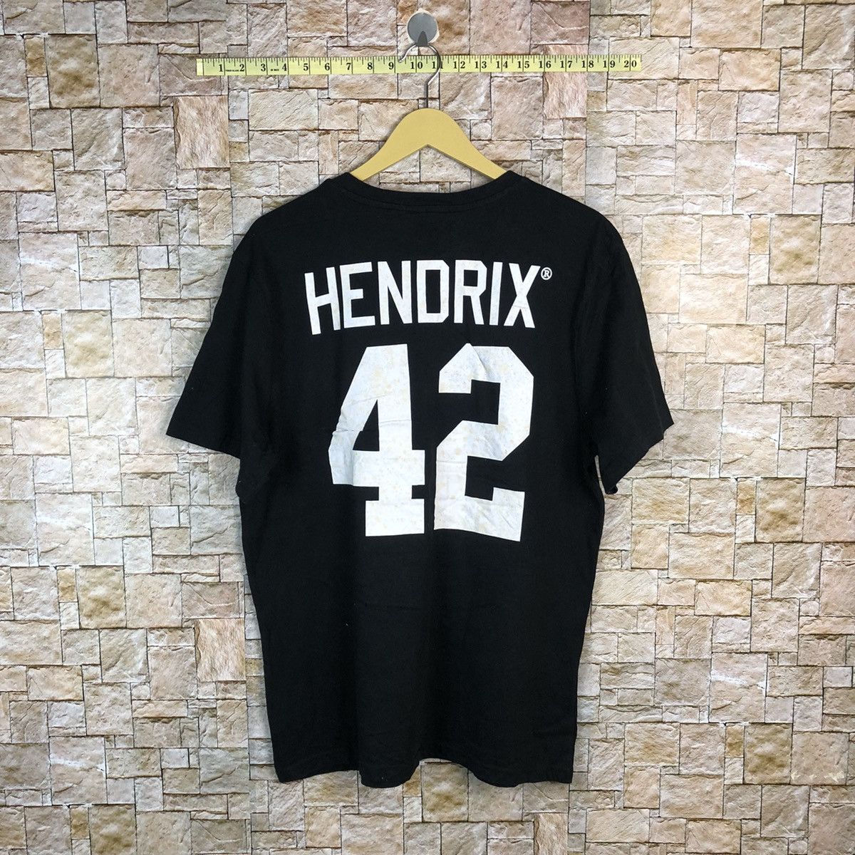 Japanese Brand Hendrix 42 Black T-Shirt #A803 Size US M / EU 48-50 / 2 - 1 Thumbnail