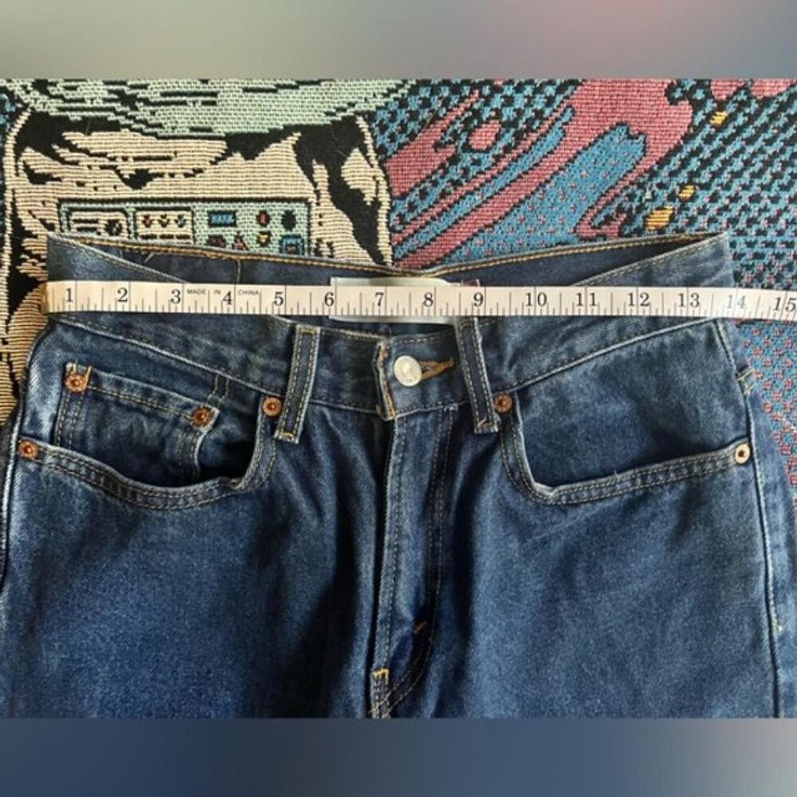 Levi's Levis Vintage Loose Straight Jeans Size 27" / US 4 / IT 40 - 5 Thumbnail