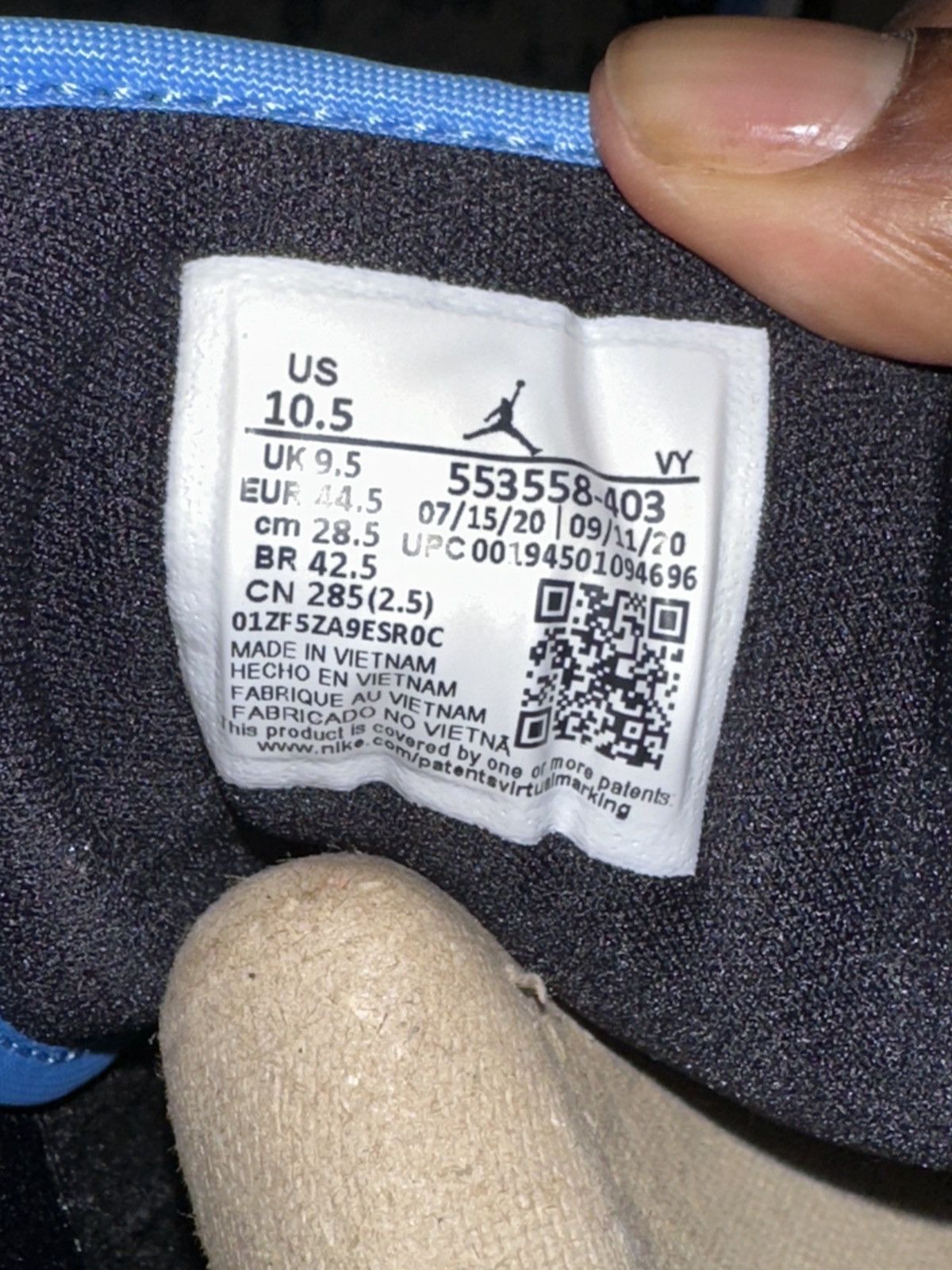 Nike Jordan 1 Low Size US 10.5 / EU 43-44 - 6 Thumbnail