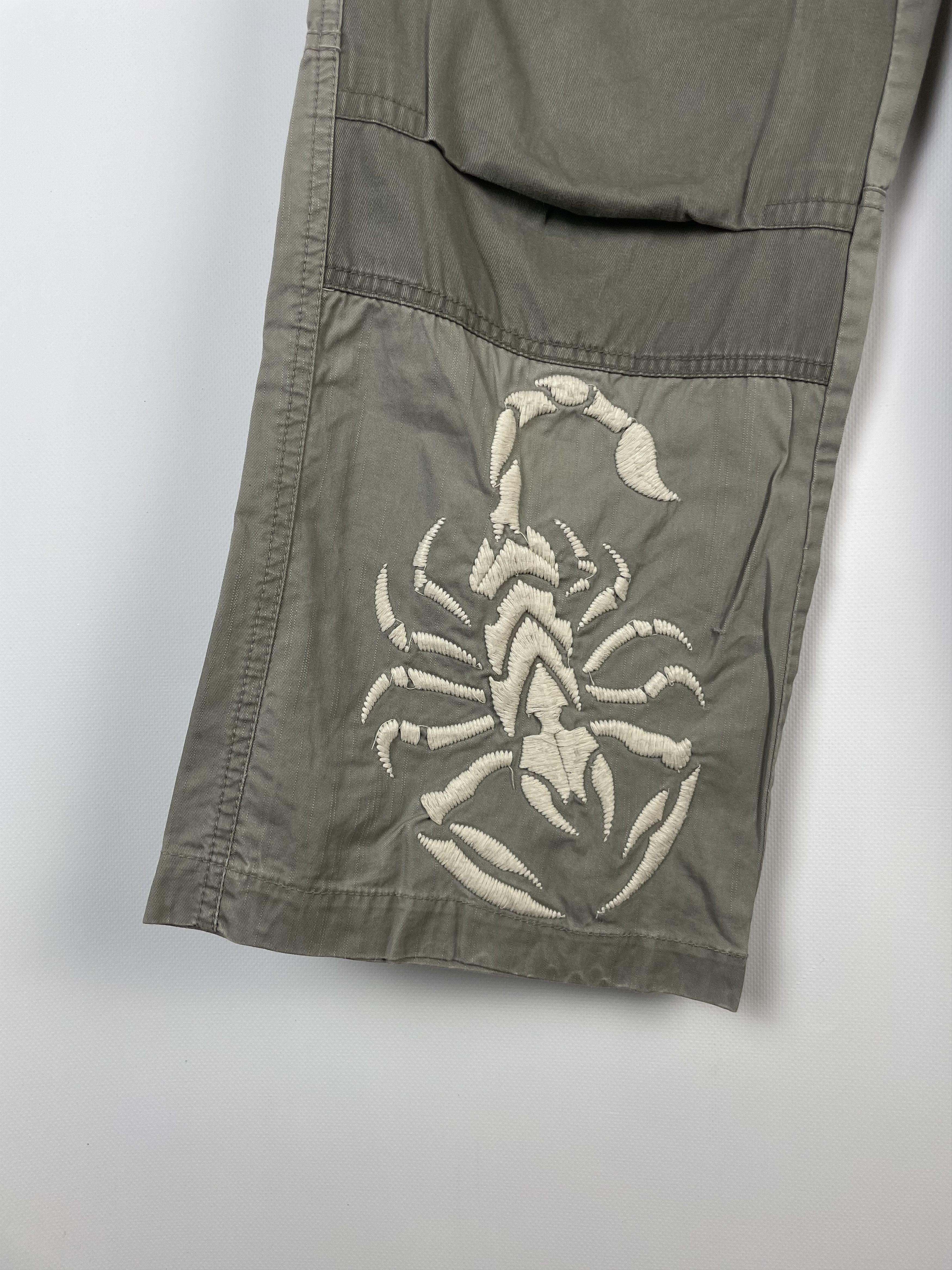 Japanese Brand FishBone Y2K Pants Cargo Japan Style Multi Pocket Bondage Size US 28 / EU 44 - 6 Thumbnail