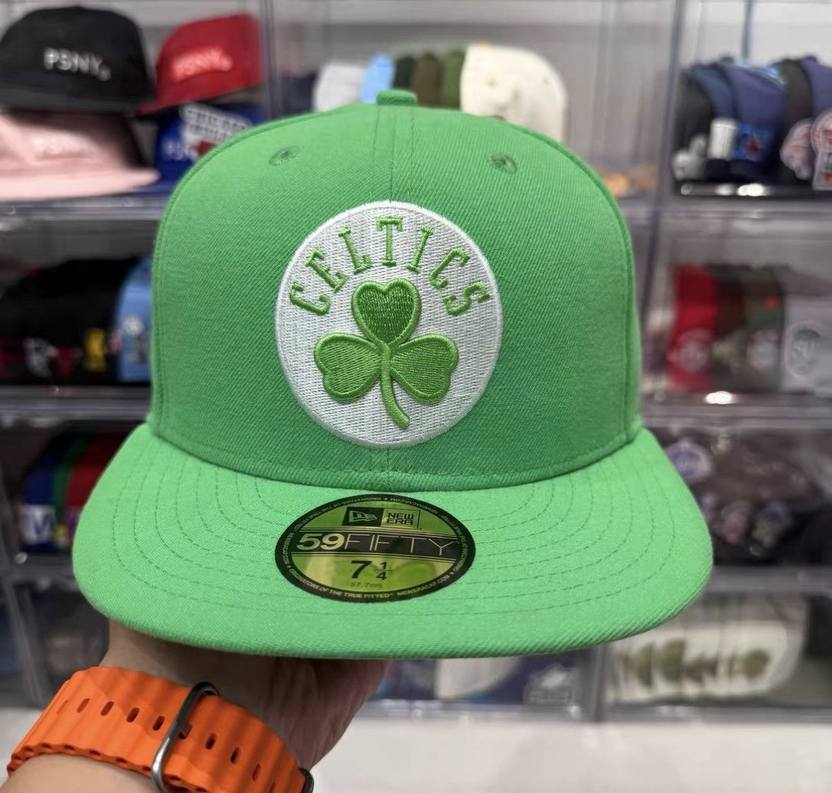 New Era New Era NBA Boston Celtics Flat Brim Baseball Cap J32 Size ONE SIZE - 1 Thumbnail