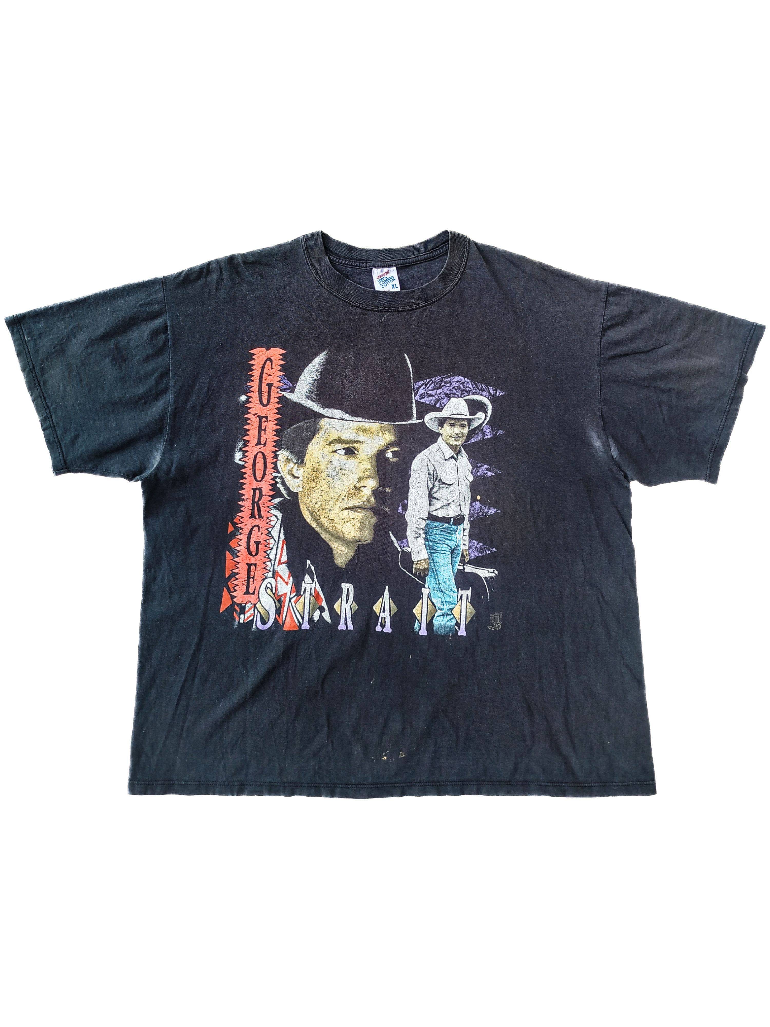 Vintage Vintage George Strait US Tour Shirt Size US XL / EU 56 / 4 - 1 Thumbnail
