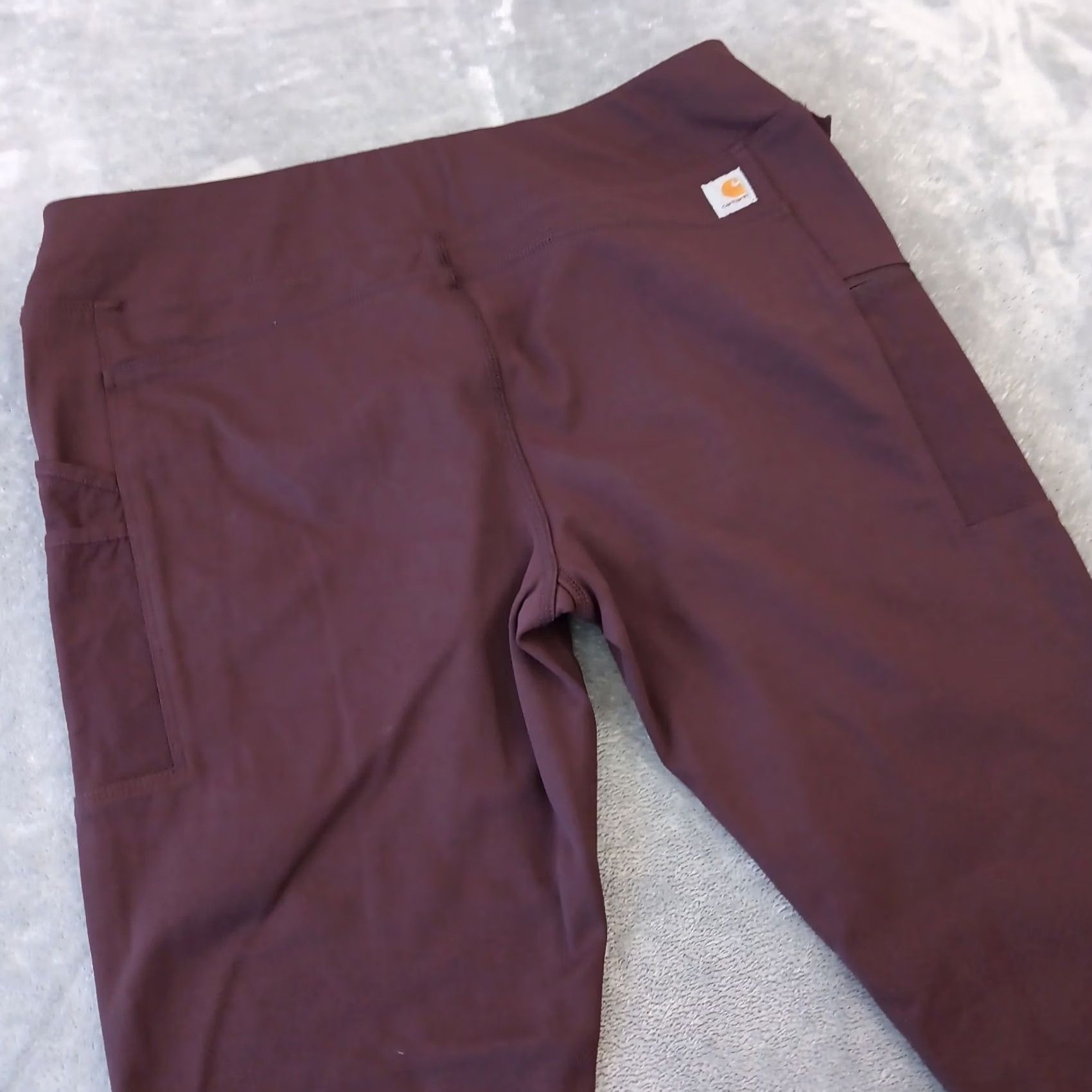 Carhartt Carhartt Cargo Pants Womens XL Purple Pull On Skinny Stretch 36x28.5 High Rise Pants Womens Purple Cargo Stretch Pockets Logo Vintage: No Size 40" / US 18 - 7 Thumbnail
