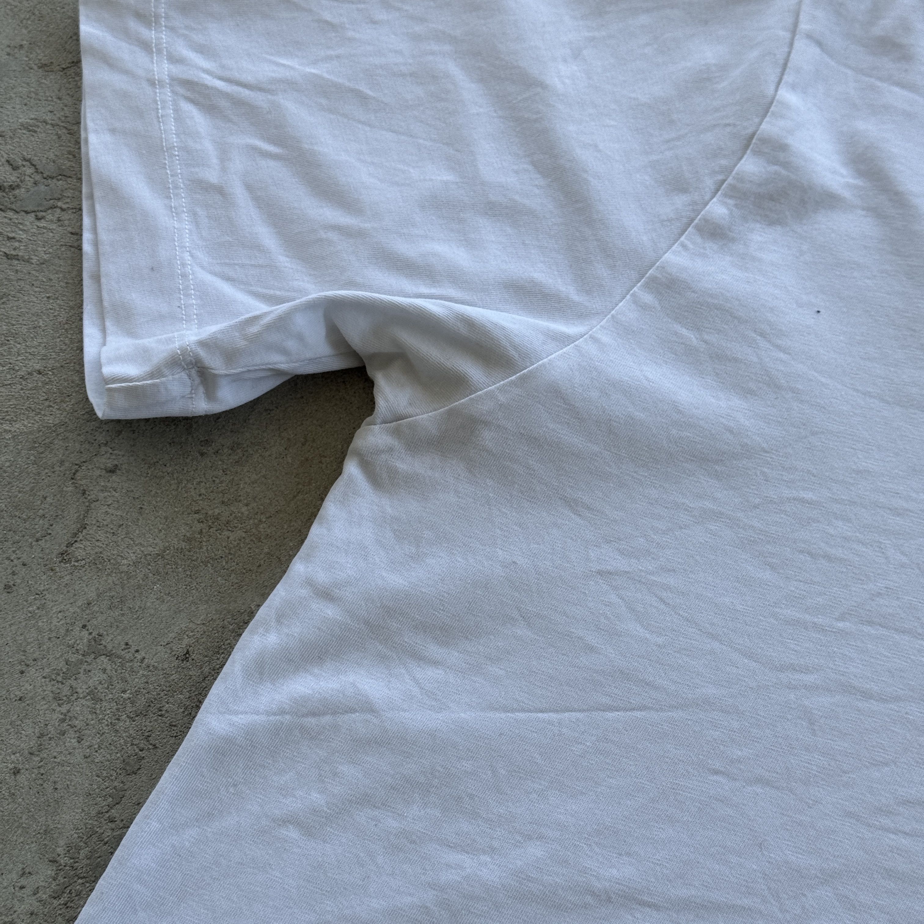 Etudes Etudes White Logo Embroidered Cotton T-Shirt Size XL Size US XL / EU 56 / 4 - 5 Thumbnail