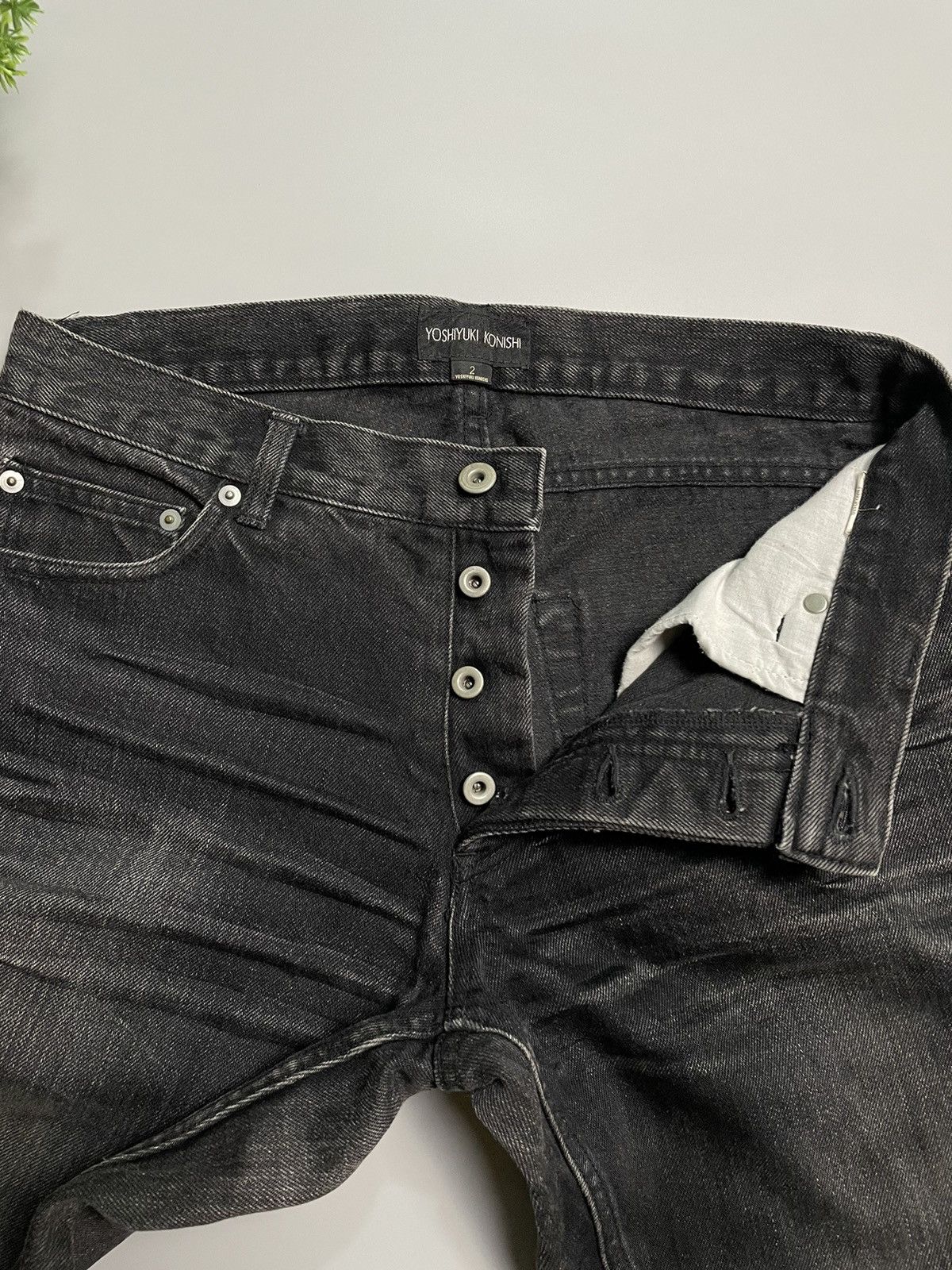If Six Was Nine Yoshiyuki Konishi Black Washed Denim Size US 32 / EU 48 - 8 Thumbnail