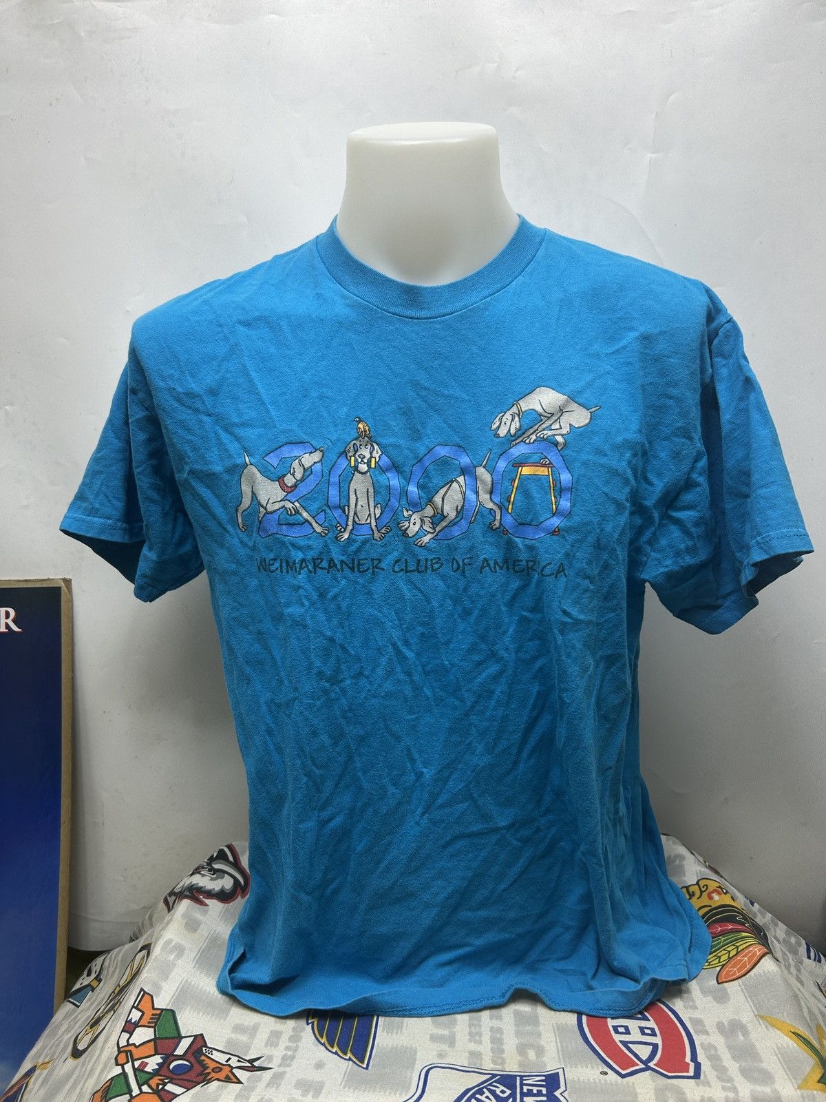 Vintage Vintage Weimaraner Club Of America 00s T-Shirt Size L Size US L / EU 52-54 / 3 - 1 Thumbnail