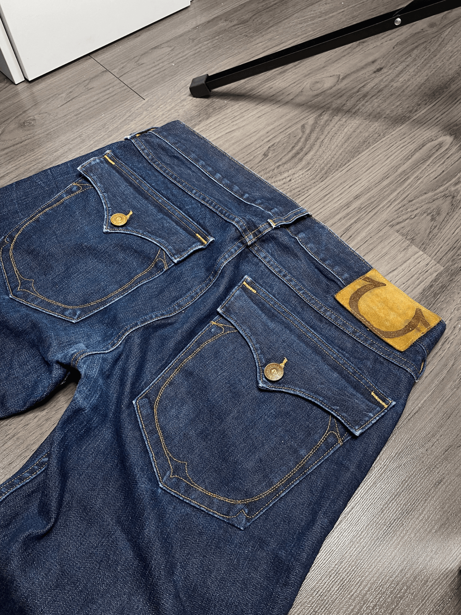 True Religion Vintage Y2K True Religion Flap Pocket Jeans Size US 34 / EU 50 - 2 Thumbnail