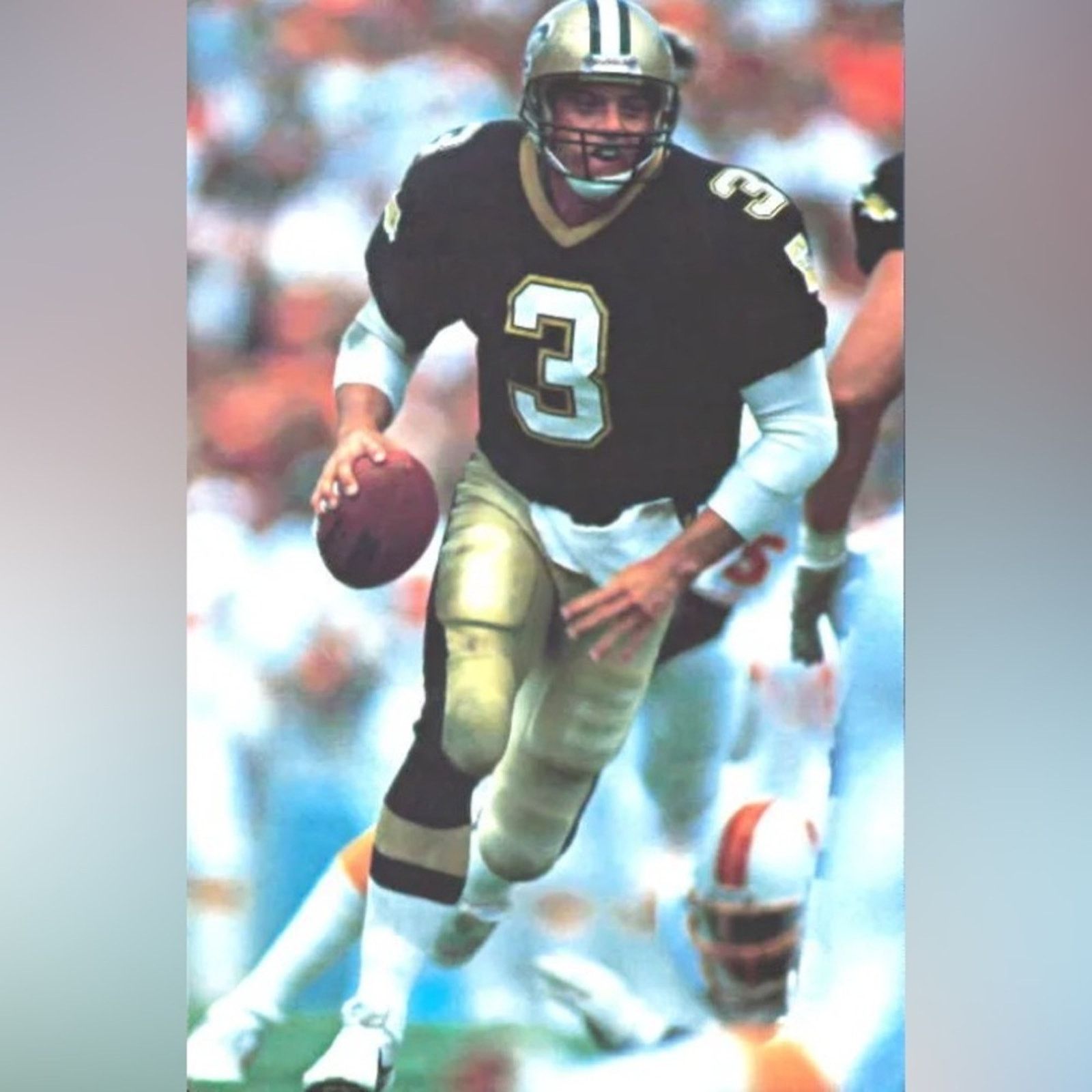 MacGregor 1989-90 Hebert Saints Game Worn? MacGregor Sand Knit Jersey Size US XL / EU 56 / 4 - 7 Thumbnail