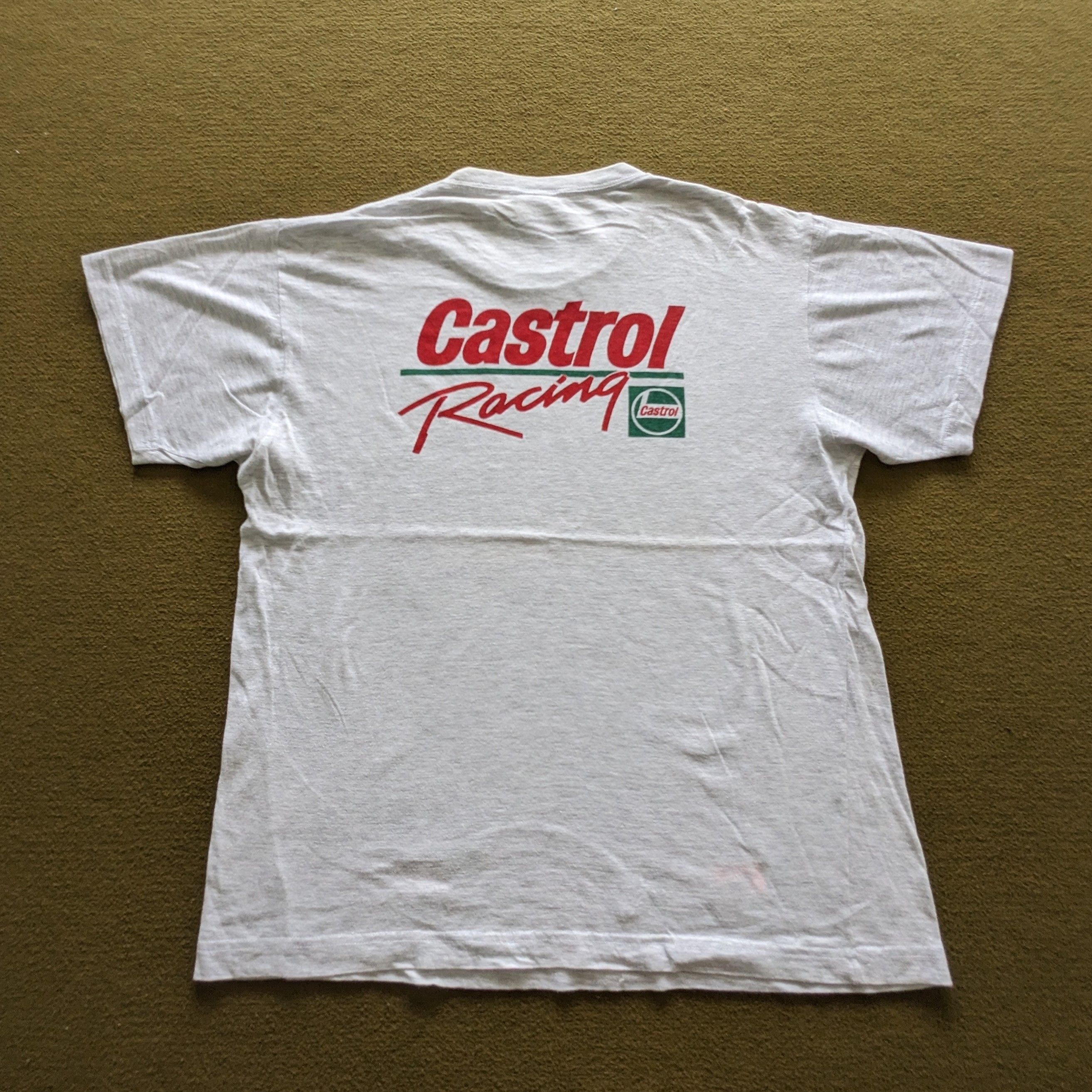 Vintage Vintage CASTROL Oil Racing T-shirt Size US M / EU 48-50 / 2 - 1 Thumbnail