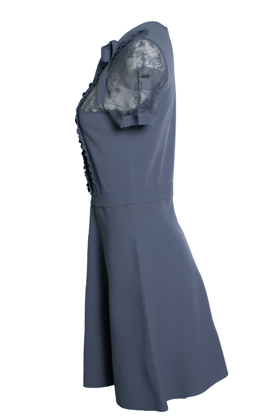Valentino Valentino, lace ruffle midi dress in lavender Size M / US 6-8 / IT 42-44 - 2 Thumbnail