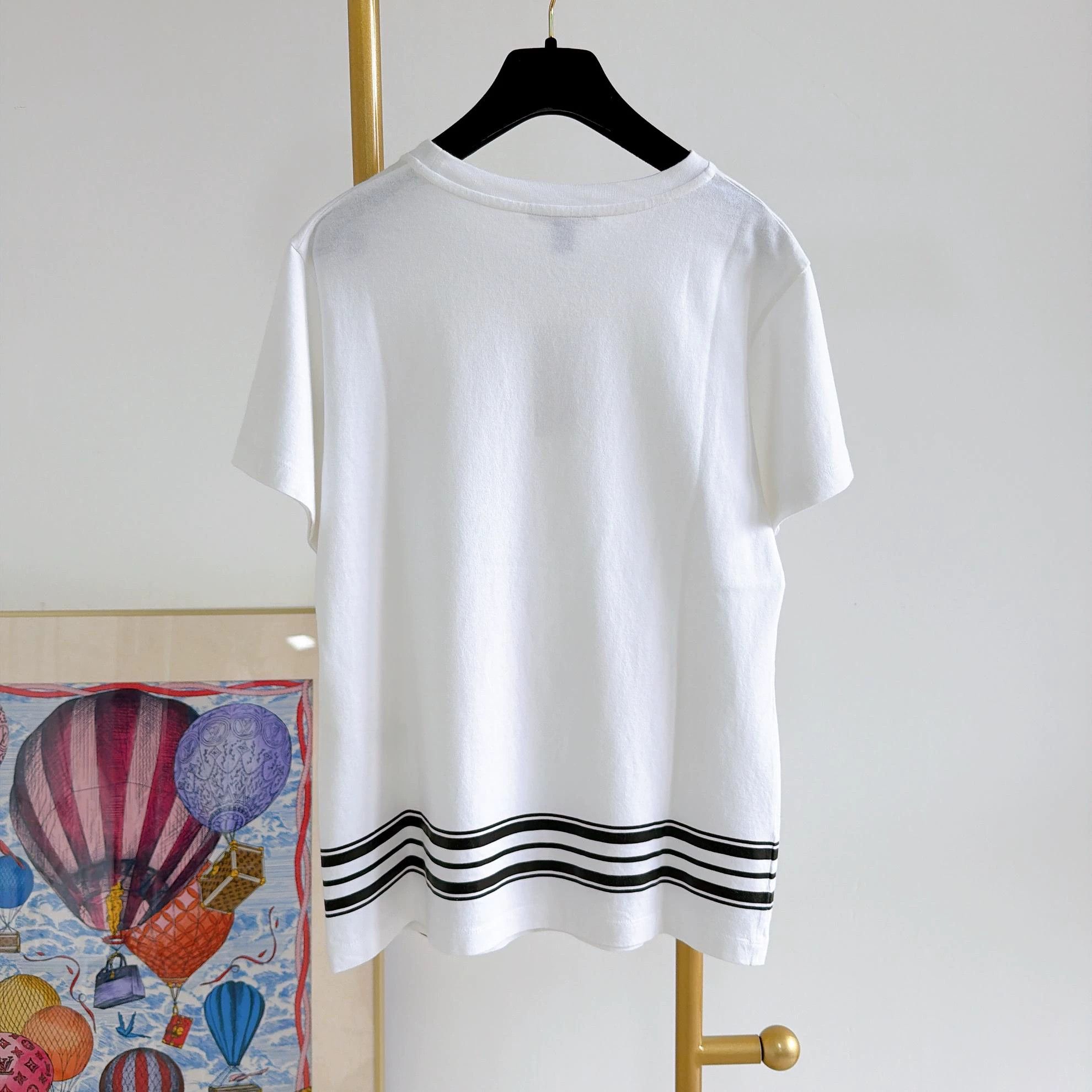 Louis Vuitton Louis Vuitton White T-Shirt L Size L / US 10 / IT 46 - 2 Thumbnail