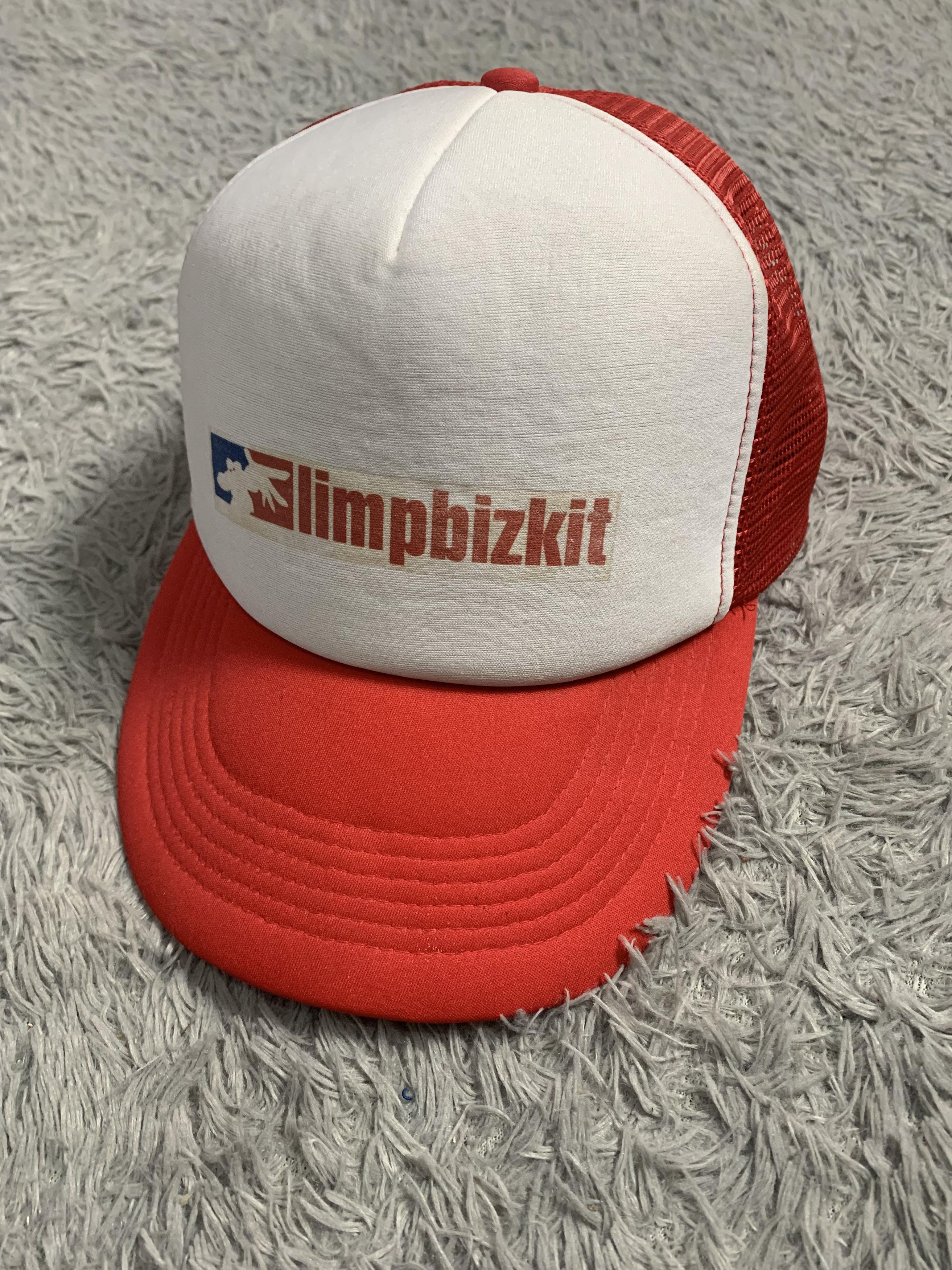 Vintage Y2k Limp Bizkit Band Trucker Hat Size ONE SIZE - 2 Thumbnail