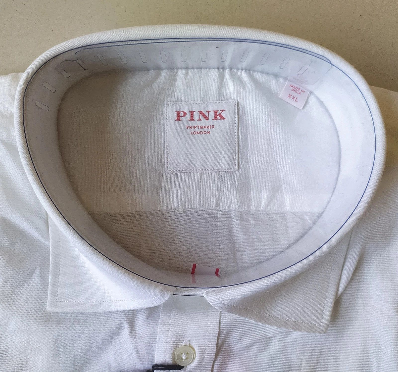 Thomas Pink Thomas Pink Formal Plain Poplin Shirt Free Shipping T/81 Size US XXL / EU 58 / 5 - 4 Thumbnail