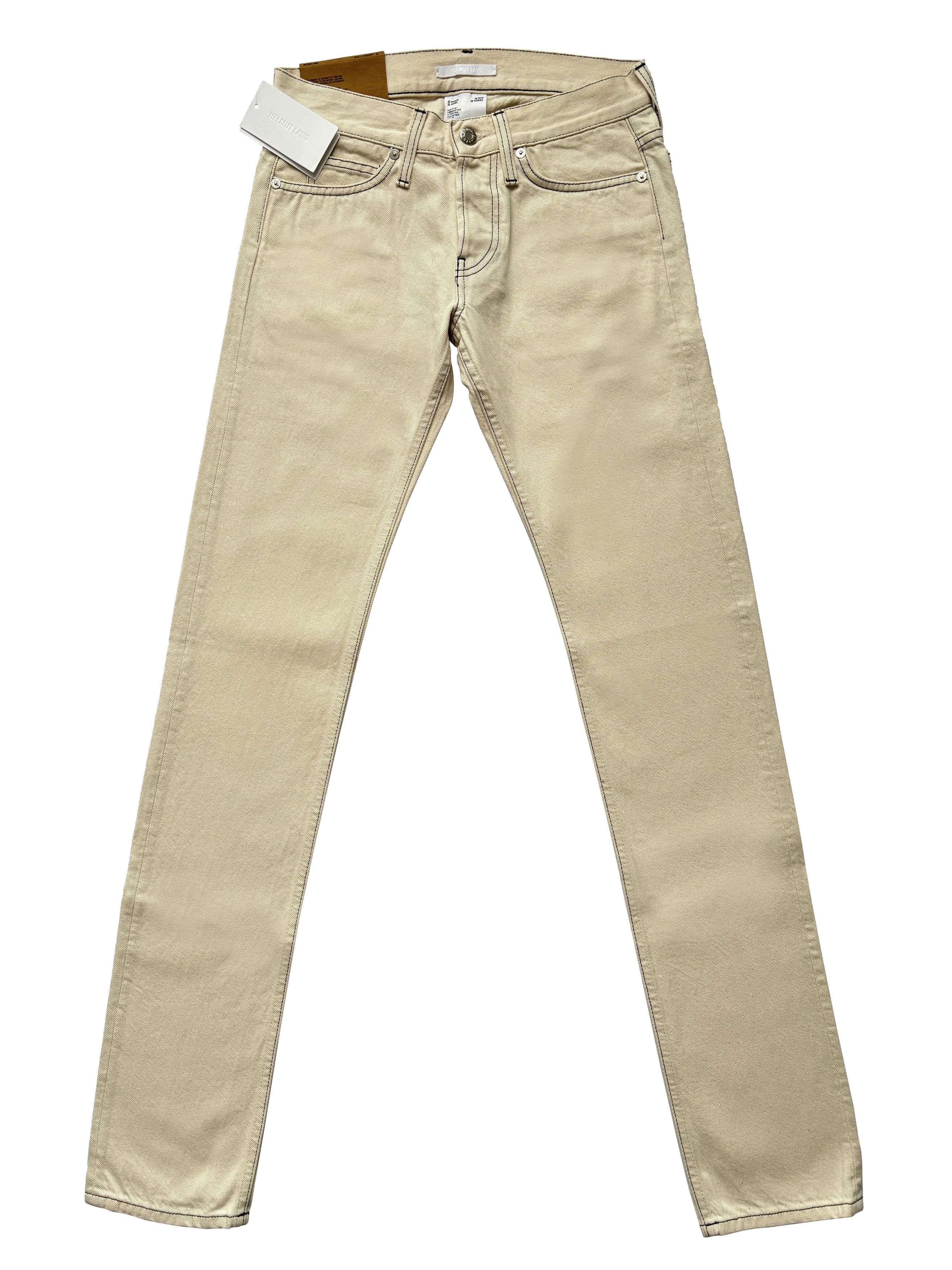 Helmut Lang ⚡️QUICK SALE⚡️Helmut Lang Natural Masc Lo Drainpipe Jeans Size US 28 / EU 44 - 1 Thumbnail