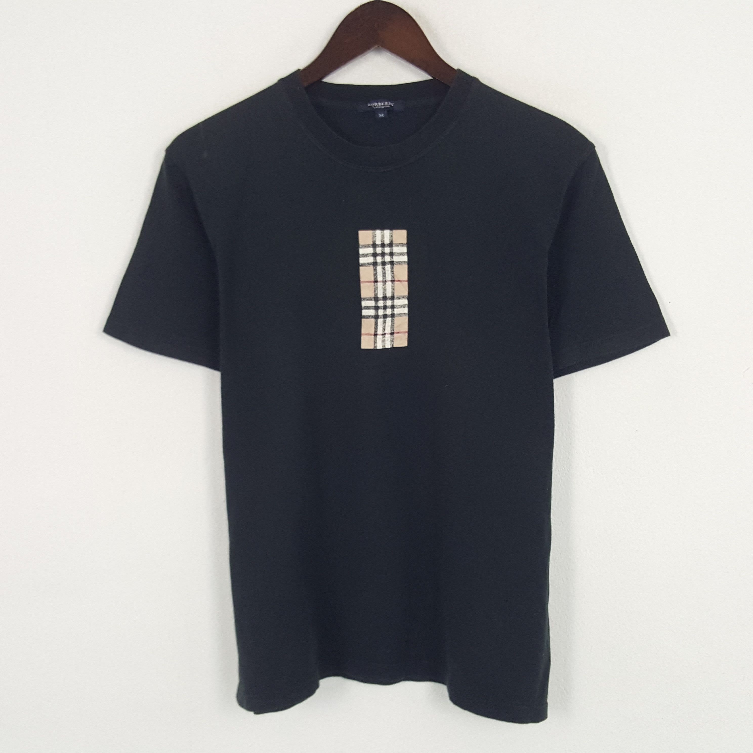 Burberry × Vintage Vintage Burberry London Nova Check Tshirt Size US M / EU 48-50 / 2 - 1 Thumbnail