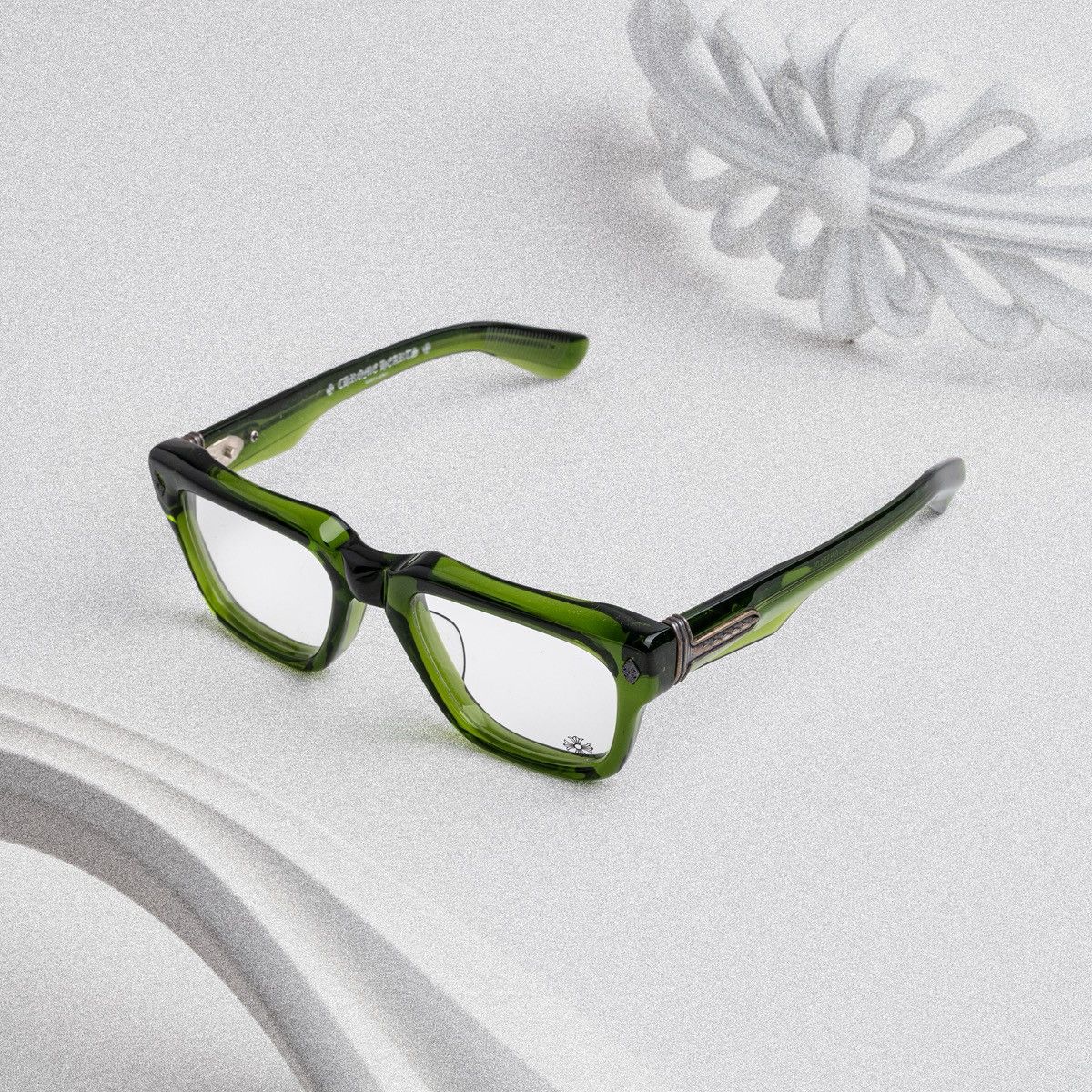 Chrome Hearts CHROME HEARTS GNARLIN DARK OLIVE GLASSES Size ONE SIZE - 2 Thumbnail