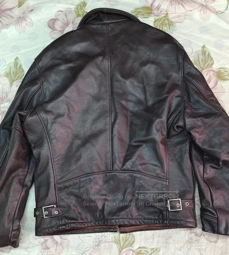 Other Men's heavy oil wax motorcycle lapel classic jacket Size US S / EU 44-46 / 1 - 2 Thumbnail
