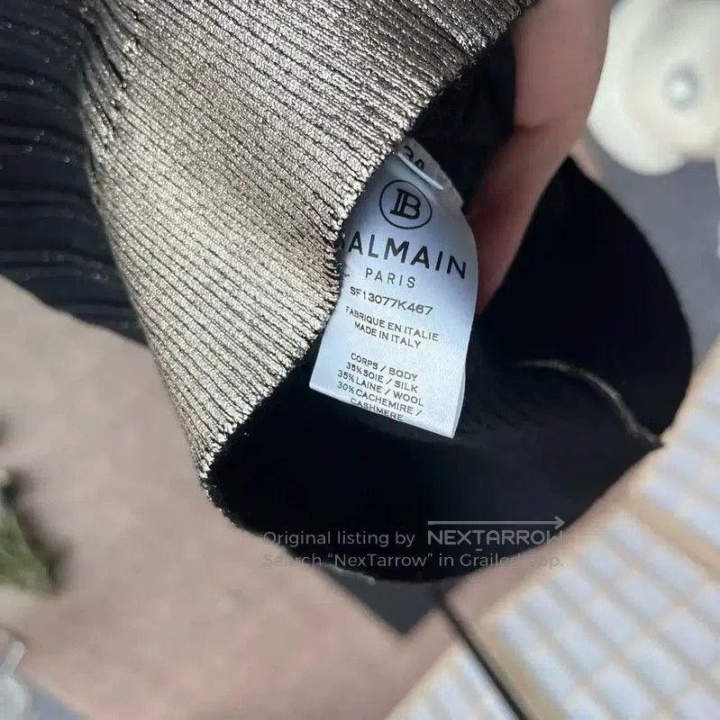 Balmain Balmain Black Wool Women's Sweater . Size S / US 4 / IT 40 - 3 Thumbnail