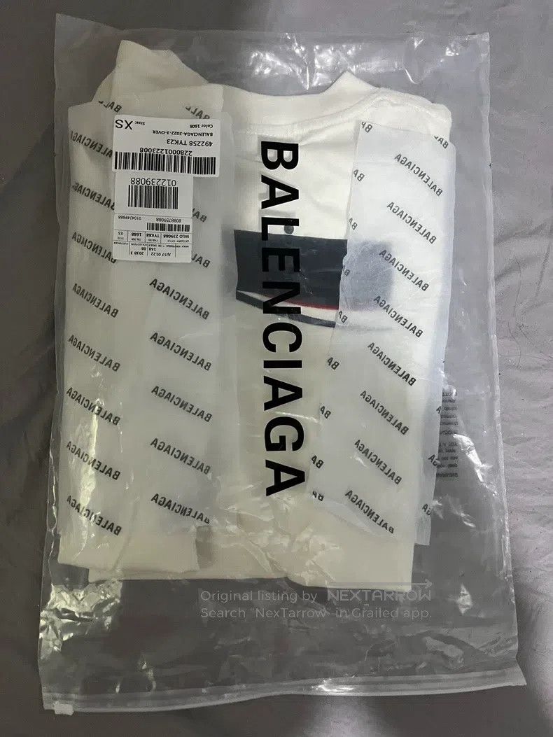 Balenciaga Balenciaga Beige T-Shirt Size US XS / EU 42 / 0 - 9 Thumbnail