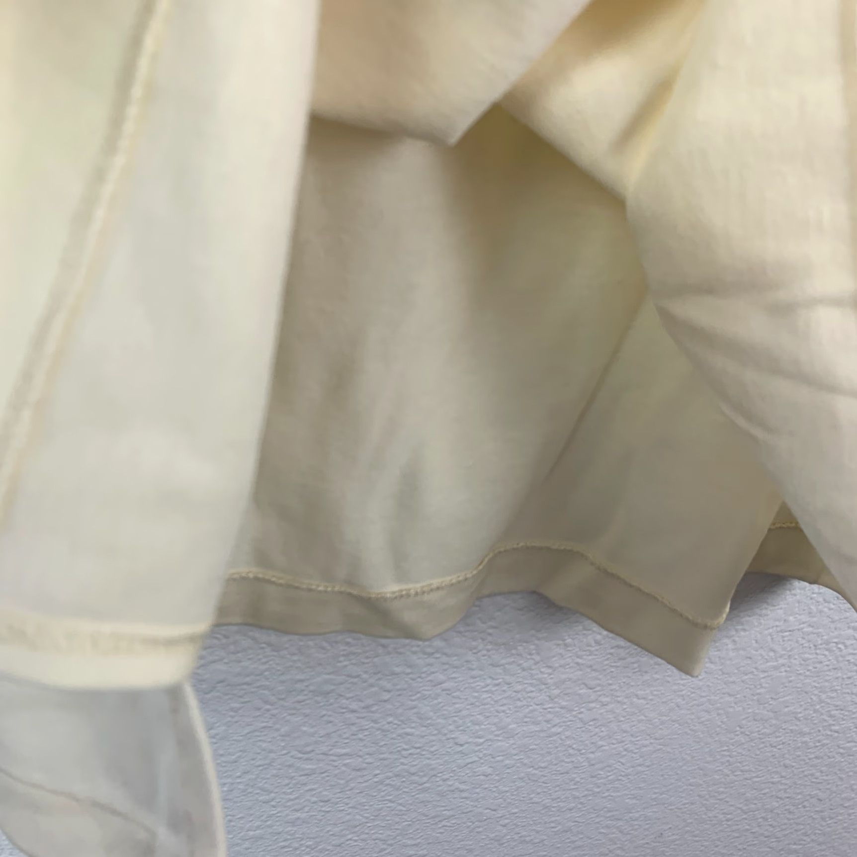 Vintage Vintage Robert Bruce Polo Shirt Ivory L 90s Preppy Cotton Stripe Short Sleeve Button-Down Collared Mens Golf Tennis Casual Activewear Size US L / EU 52-54 / 3 - 3 Thumbnail