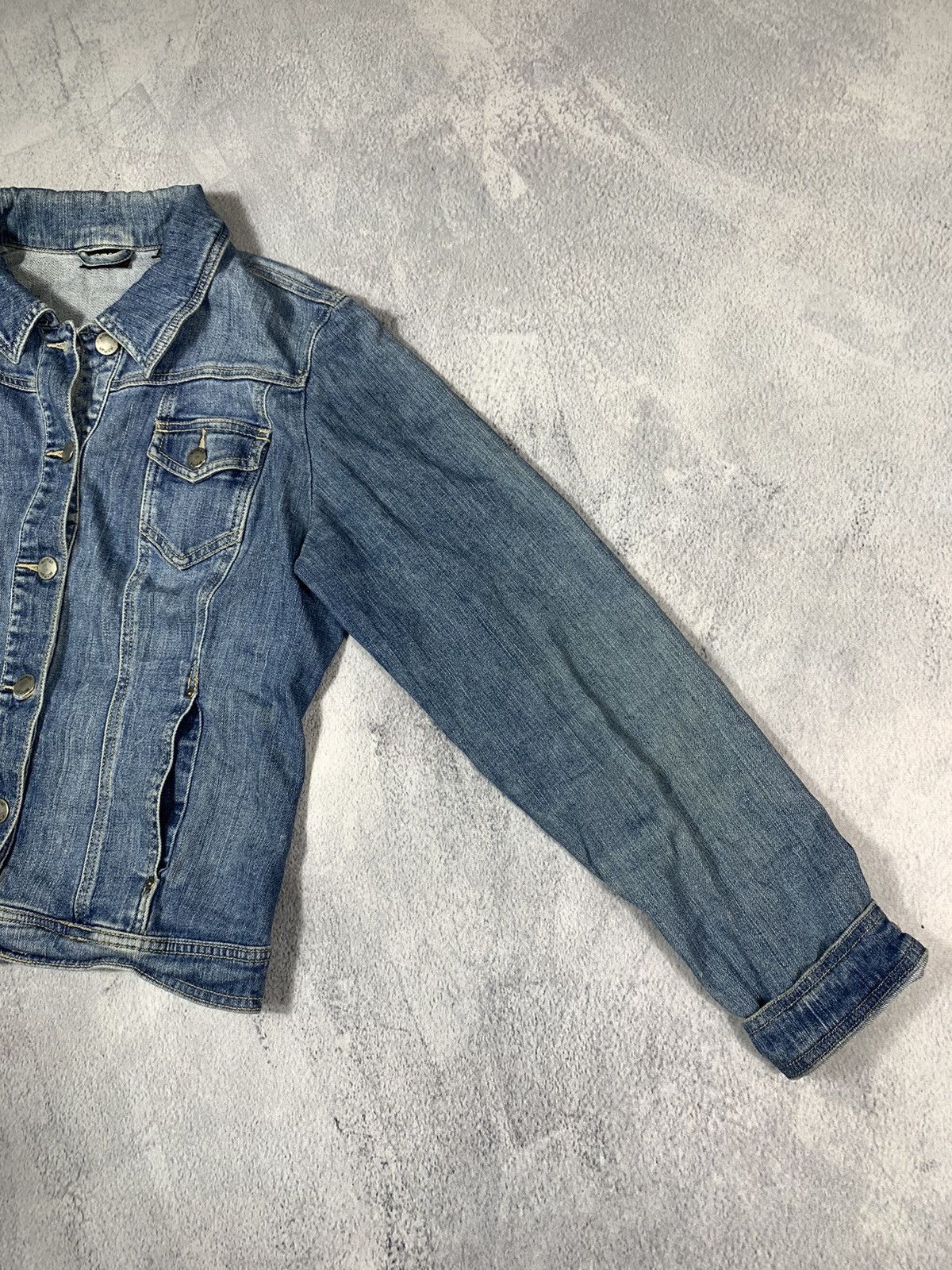 Japanese Brand × Vintage Vintage Y2K Japanese Denim Jacket jeans retro style Size M / US 6-8 / IT 42-44 - 6 Thumbnail
