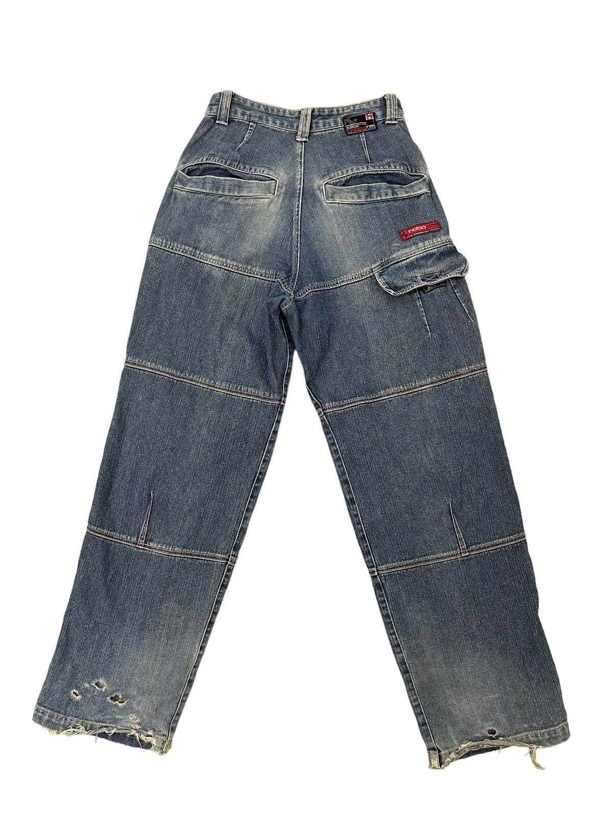 Japanese Brand Baggy Jeans Hobo Distress Wide Denim Skateboards 6🟦4 Size US 29 - 13 Thumbnail