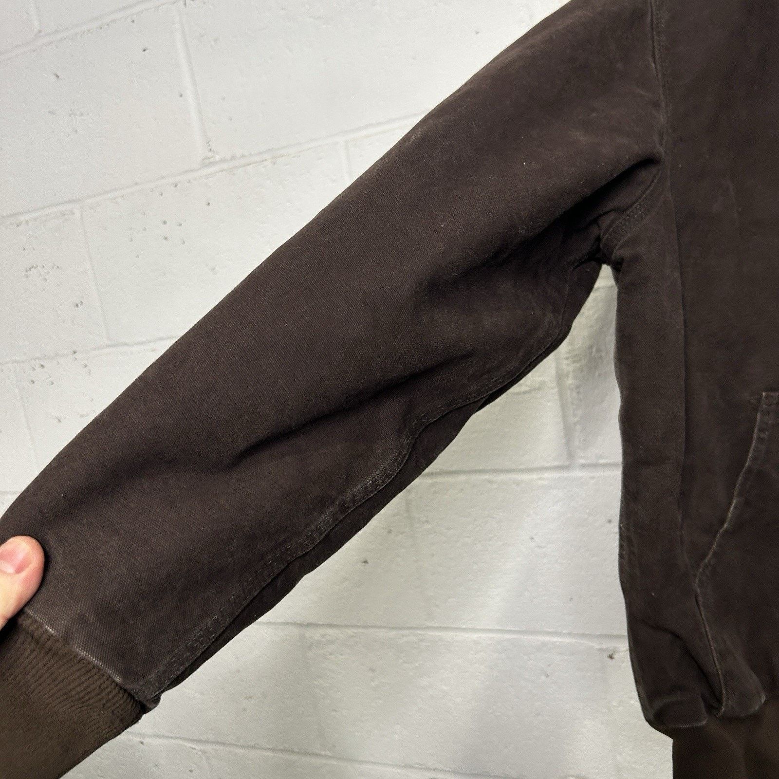 Carhartt Y2K Carhartt Quilted Hooded Active Jacket “Dark Brown” WJ130 Size XS / US 0-2 / IT 36-38 - 9 Thumbnail