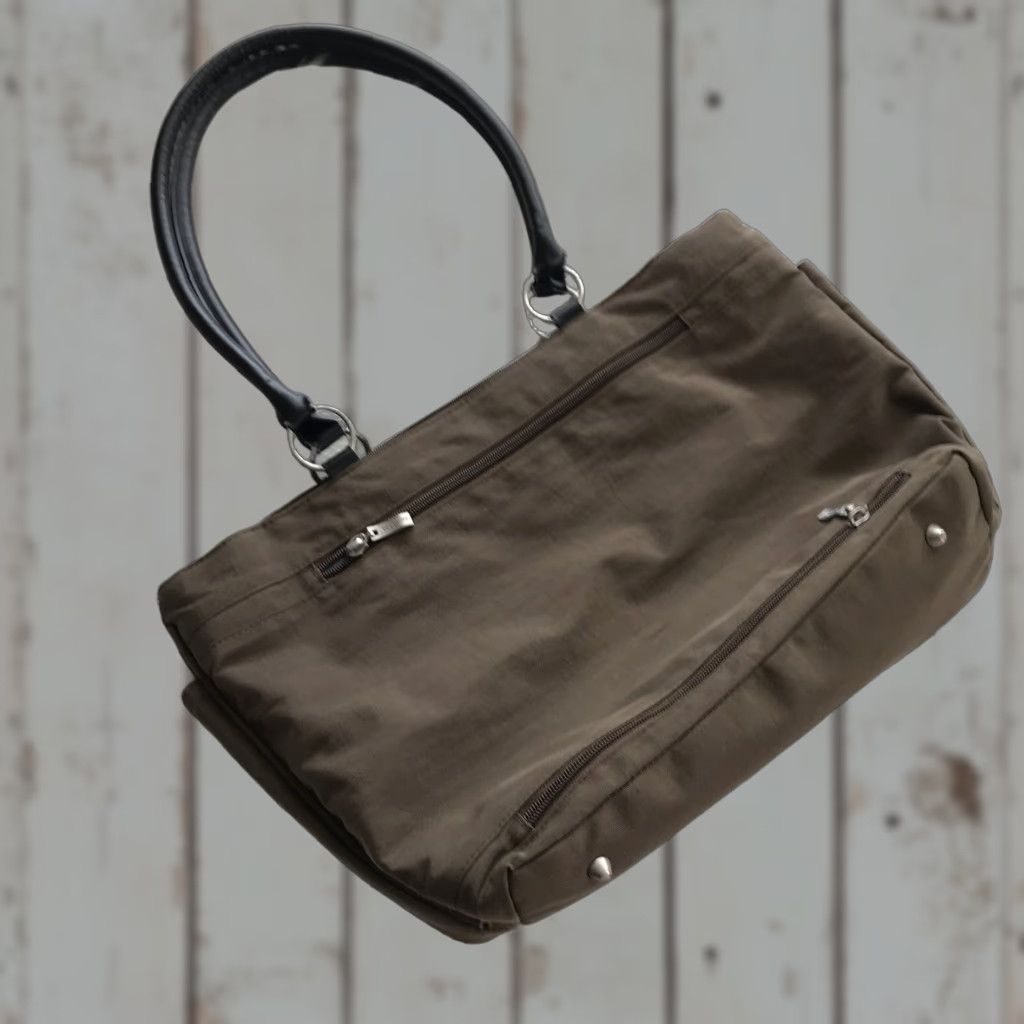 Vintage Baggillini Purse Large Shoulder Bag Brown Multi Pocket Organizer Double Handle Women’s Size ONE SIZE - 1 Thumbnail