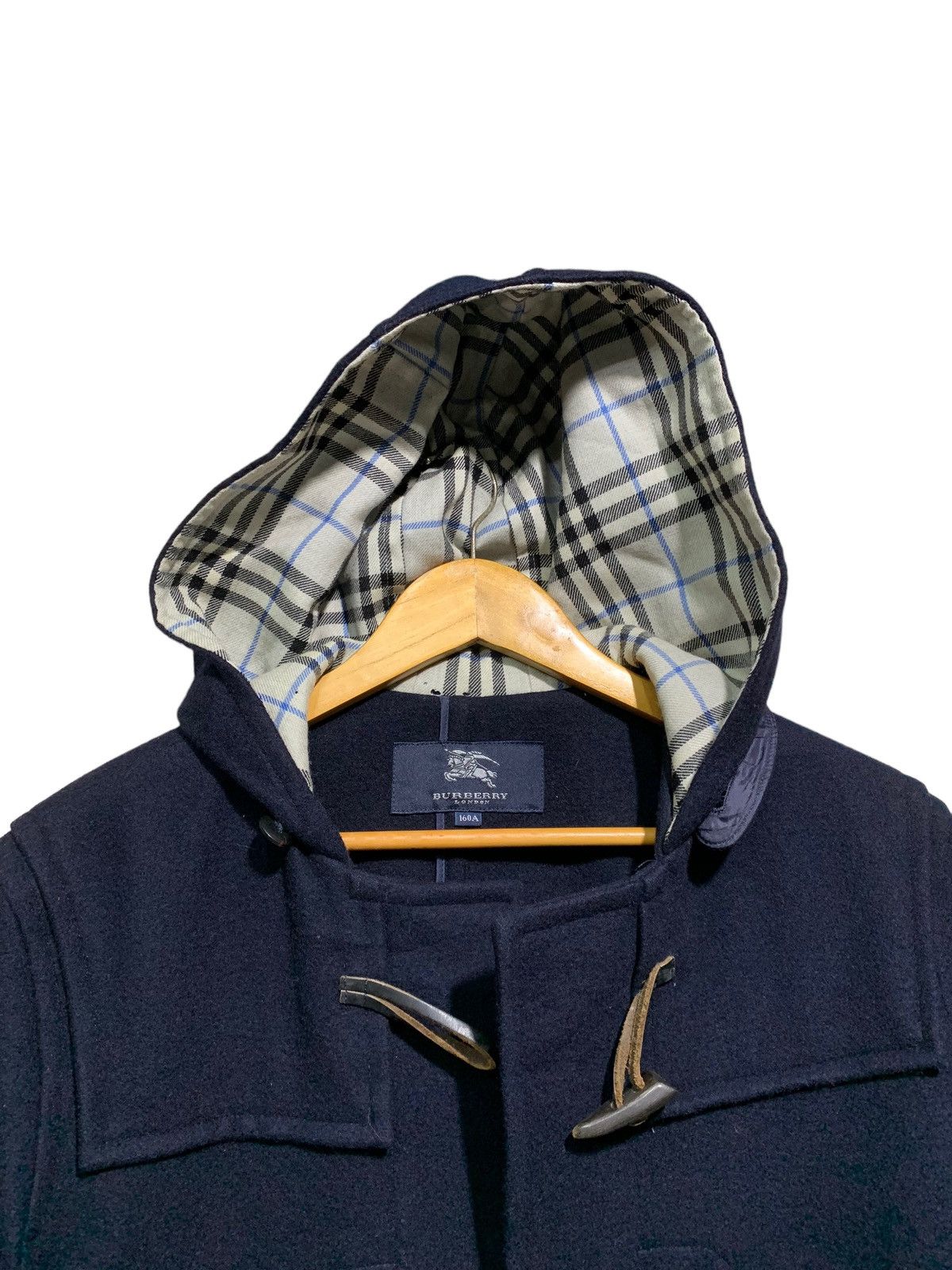 Burberry 🔥BURBERRY WOOL DUFFLE COATS HOODIE Size US S / EU 44-46 / 1 - 4 Thumbnail