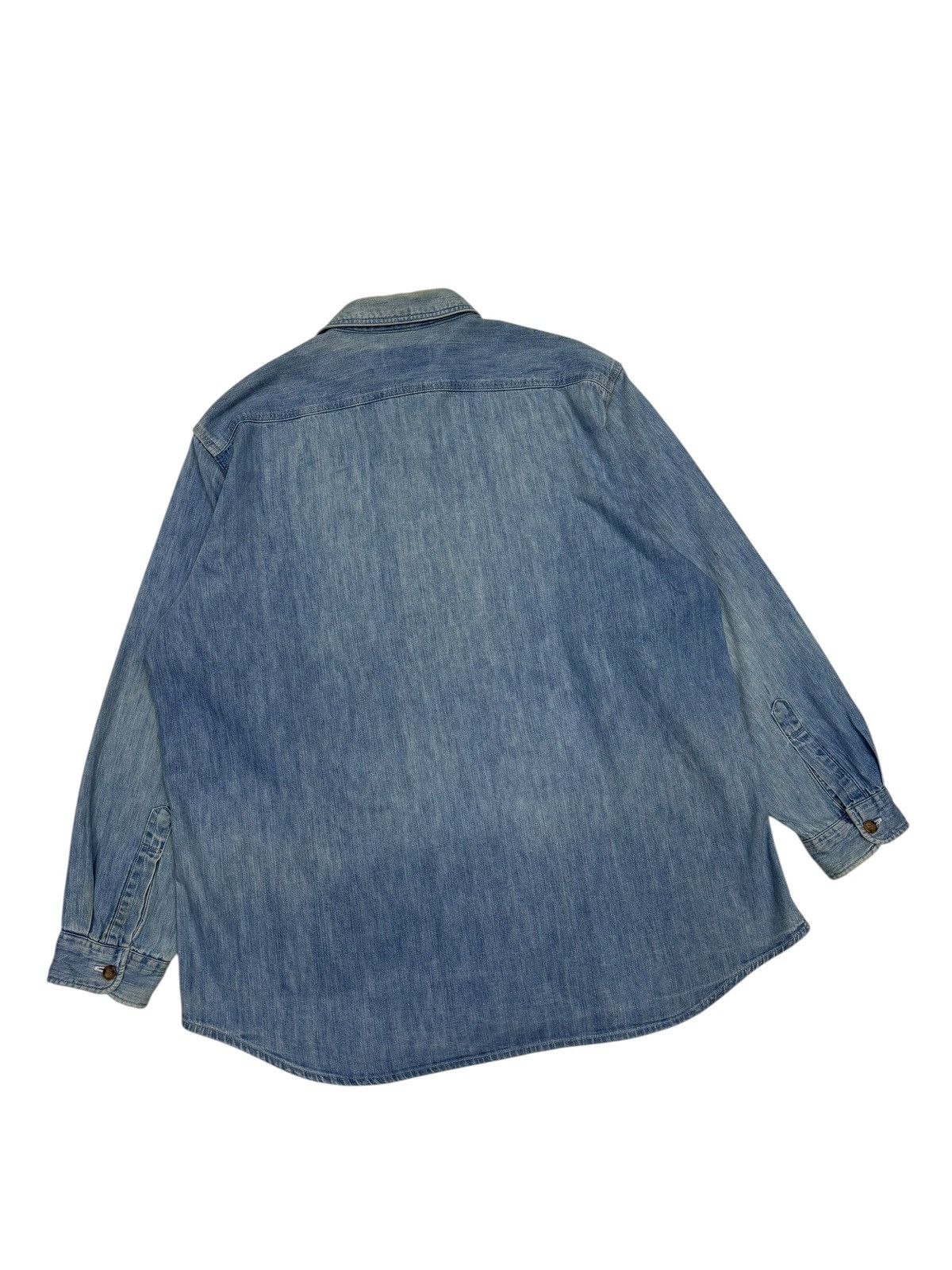 Kapital Vintage LEVIS BLUE SHIRT Denim Shirt Orange Tab Size US M / EU 48-50 / 2 - 10 Thumbnail