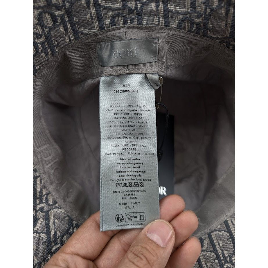 Dior o1rshd1 Size: L / M. Woven Hat / Cap in Multicolor Size ONE SIZE - 9 Thumbnail
