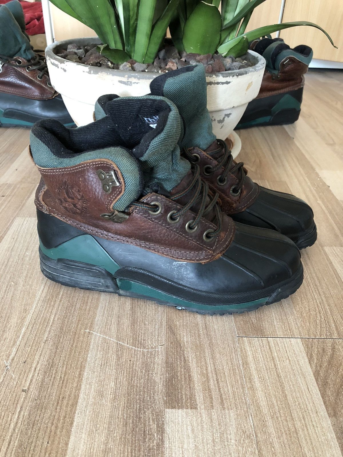 Eddie Bauer Eddie Bauer Womens 8M Boots Duck Brown Leather Rain Size US 8 / IT 38 - 5 Thumbnail