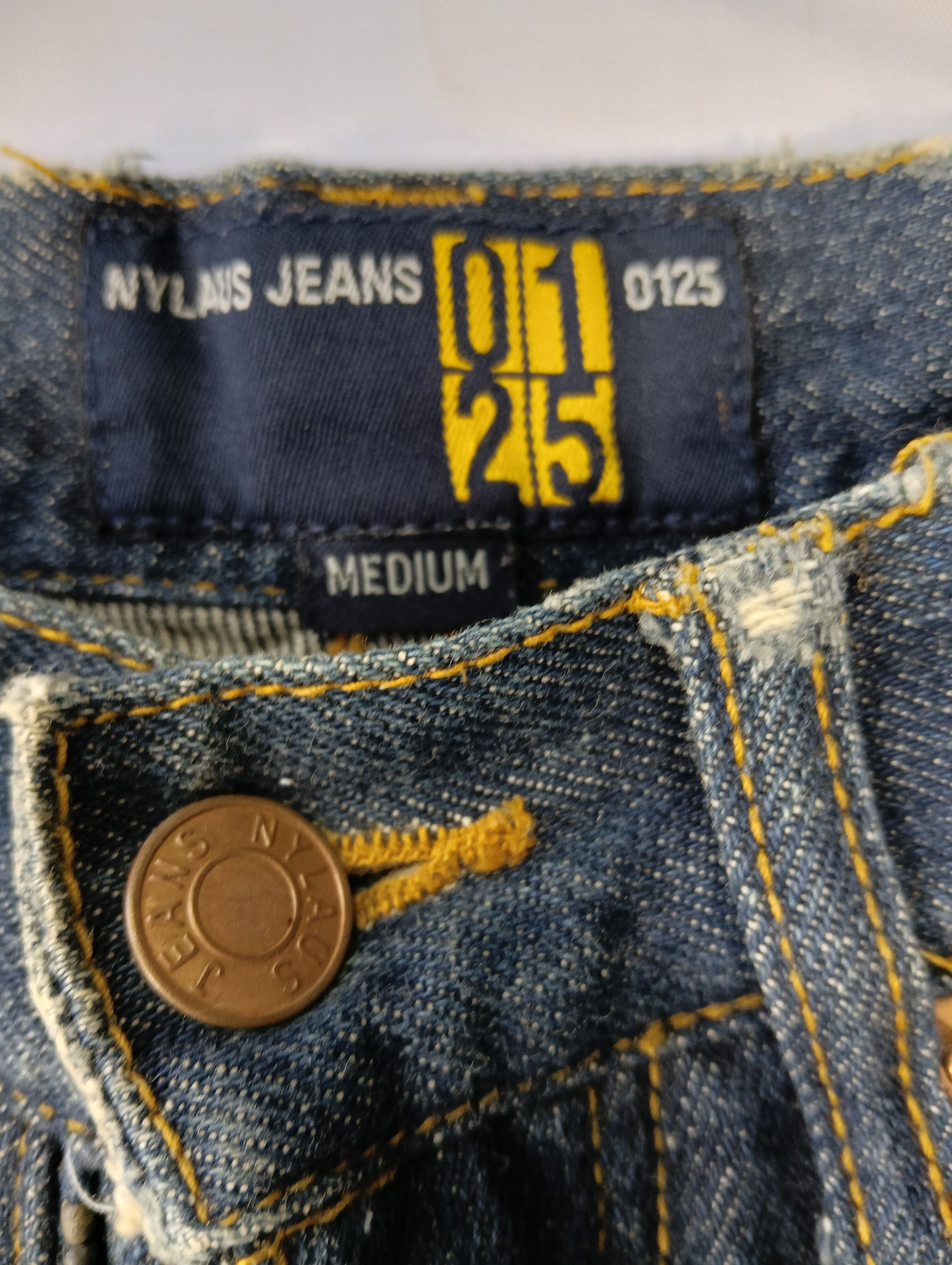 Other vintage NYLAUS 0125 JEANS distressed size 31 Size US 31 - 3 Thumbnail