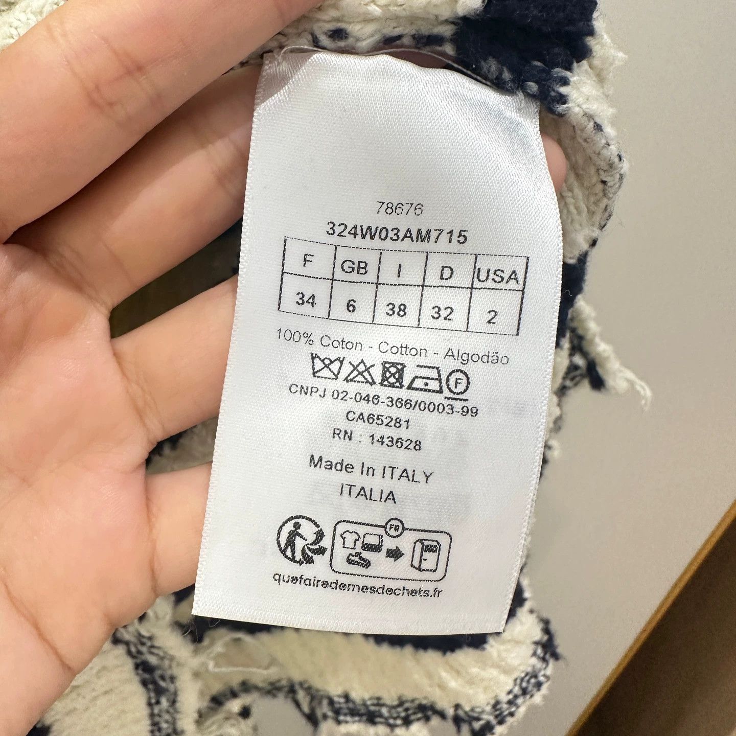 Christian Dior Monsieur Christian Dior Striped Single-Breasted Cardigan 34 Size XS / US 0-2 / IT 36-38 - 5 Thumbnail