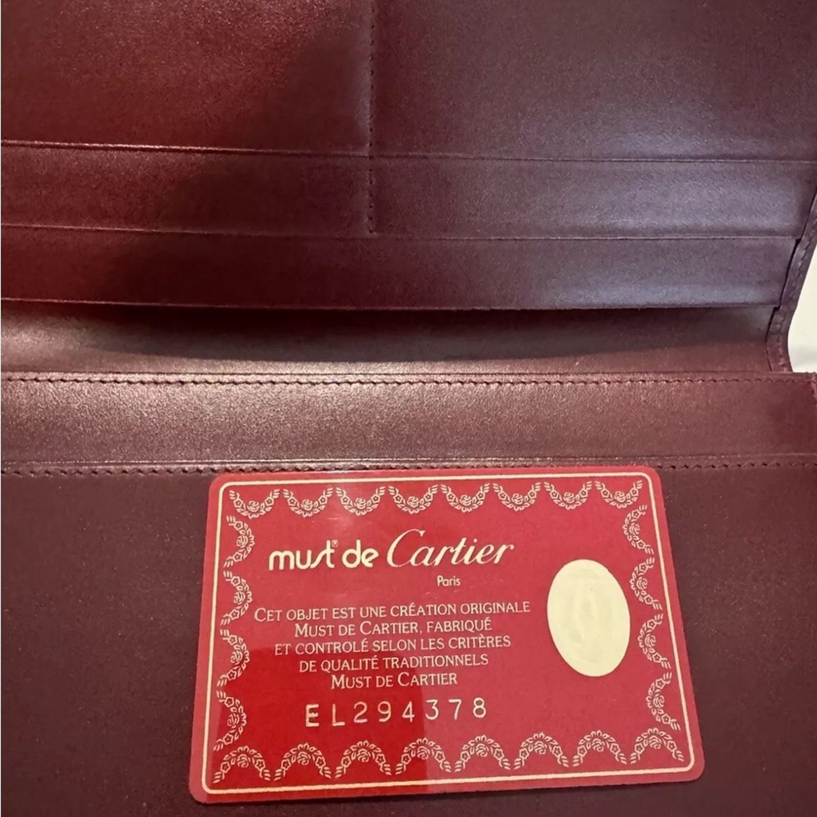 Cartier Cartier Must de Cartier Leather Clutch Bag, Wallet Keyholder Size ONE SIZE - 12 Thumbnail