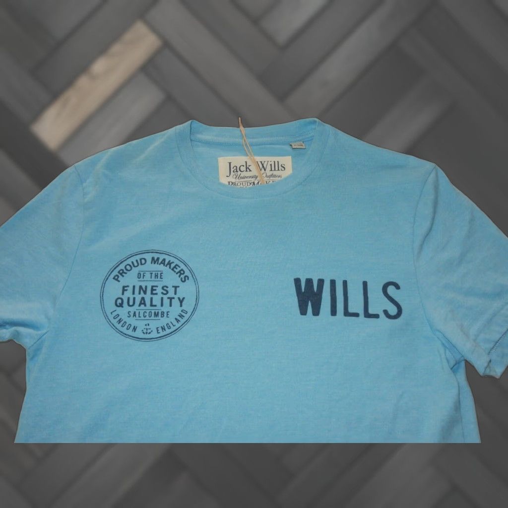 Jack Wills VINTAGE Jack Wills Men's T Shirt XS Short Sleeve Cotton Blue 2010s Size US XS / EU 42 / 0 - 1 Thumbnail