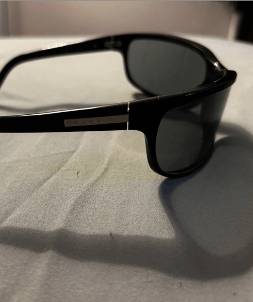 Prada × Vintage PRADA Sunglasses Sport Wrap Shield Mask Sport Red Tab Size ONE SIZE - 5 Thumbnail