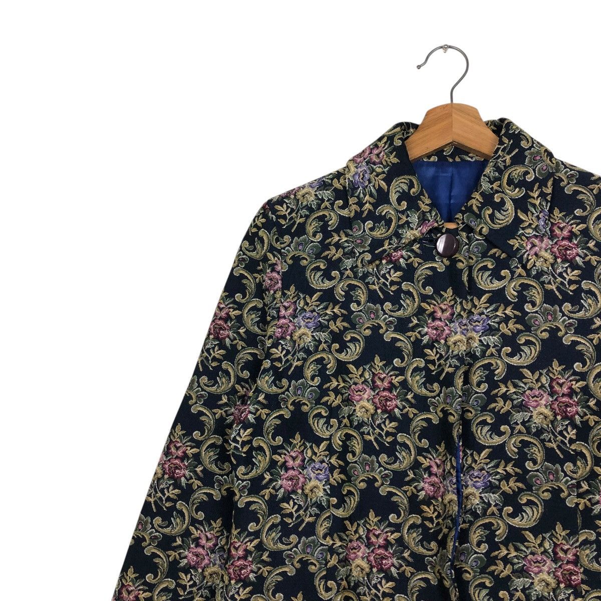 Designer × Japanese Brand × Vintage 📌Vtg Long Jacket Floral Quilted Atsuki Onishi Issey Miyake Size US M / EU 48-50 / 2 - 9 Thumbnail