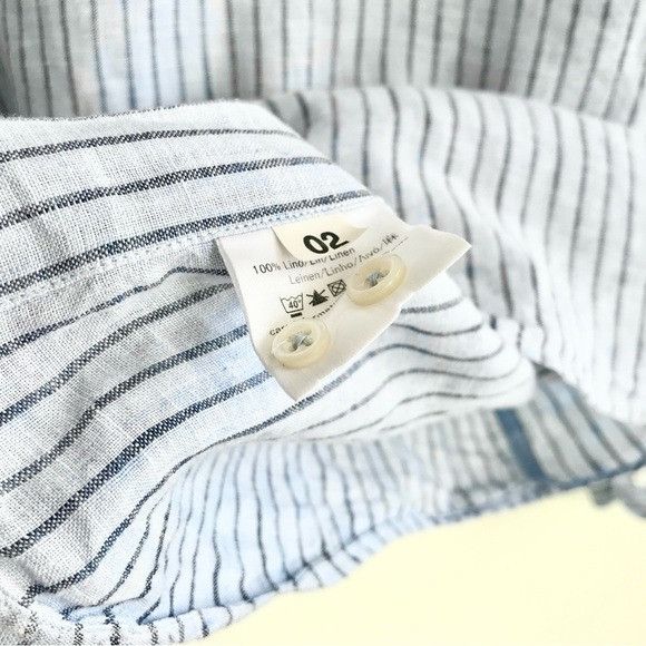 Other Robert Friedman Authentic Pleasure Shirt Linen Blue Striped Size US M / EU 48-50 / 2 - 4 Thumbnail