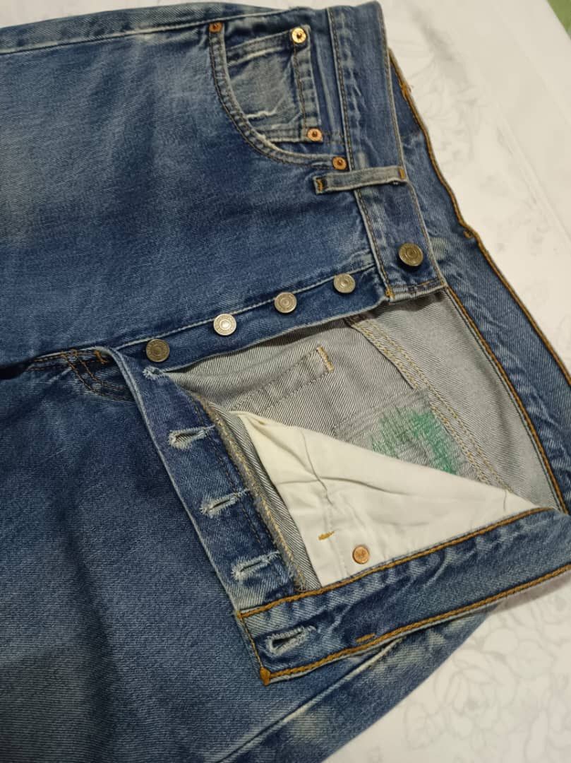 Levi's Vintage Clothing × Vintage VTG 90s Levi's 501 bottom 553 Size US 32 / EU 48 - 11 Thumbnail