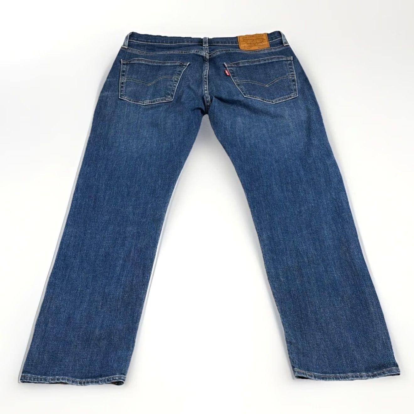 Levi's Levi’s 502 Jeans Regular Men W30 L31 Zip Button Denim Medium Blue 5-Pocket Cotton Elastane Vintage: No Size US 30 / EU 46 - 2 Thumbnail