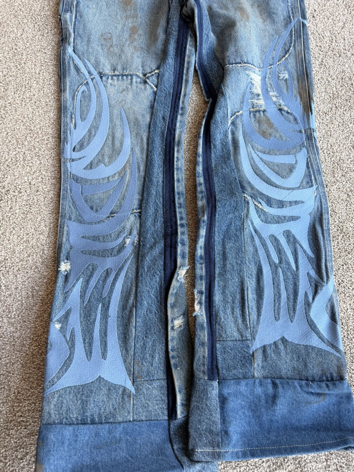 Who Decides War Who Decides War Winged Carpenter Jeans Size US 32 / EU 48 - 2 Thumbnail