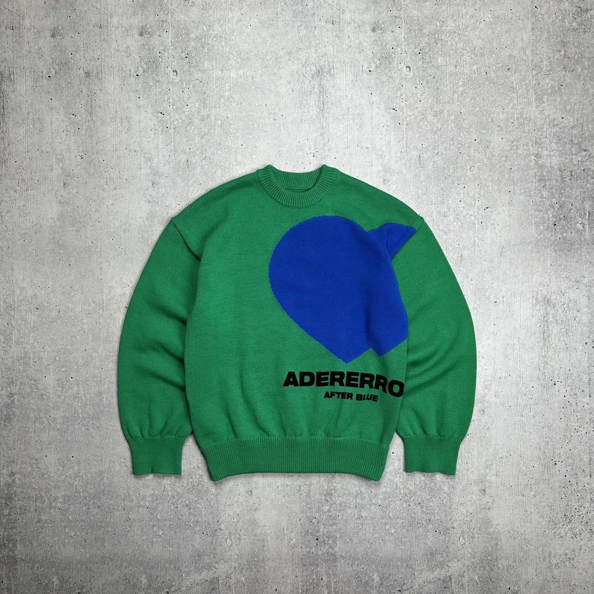 Ader Error Ader Error Twin Heart Logo Knit Green Size M-L Size US L / EU 52-54 / 3 - 1 Thumbnail