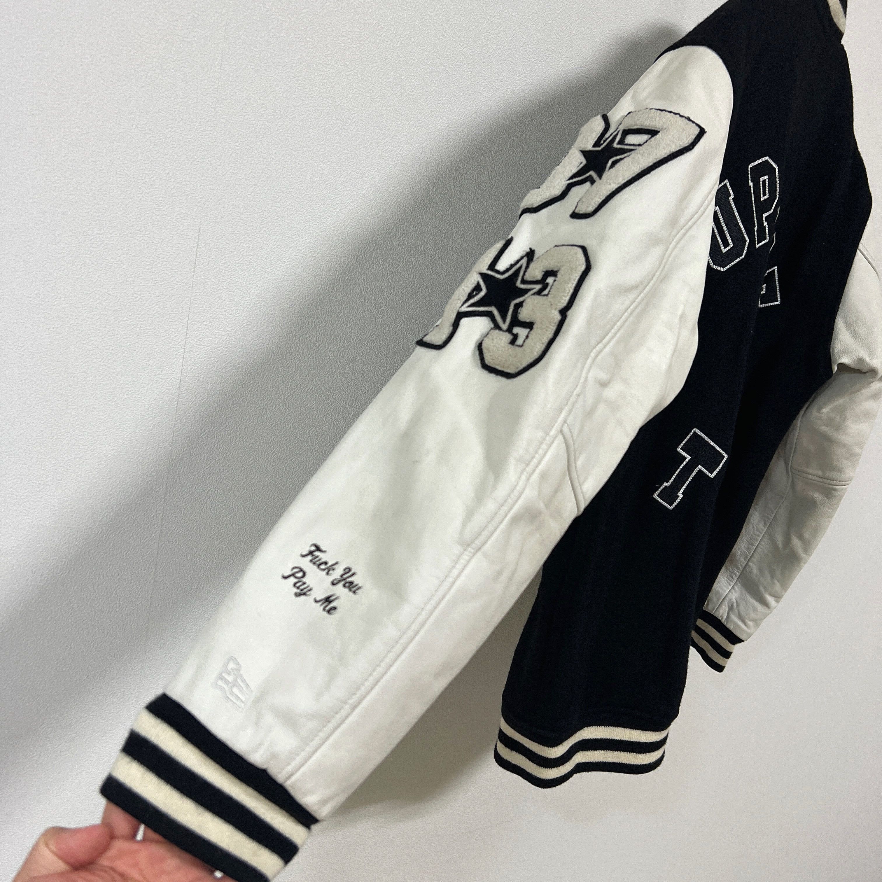 Supreme Supreme AW06 All City Baseball Varsity Jacket Black White Size US M / EU 48-50 / 2 - 5 Thumbnail