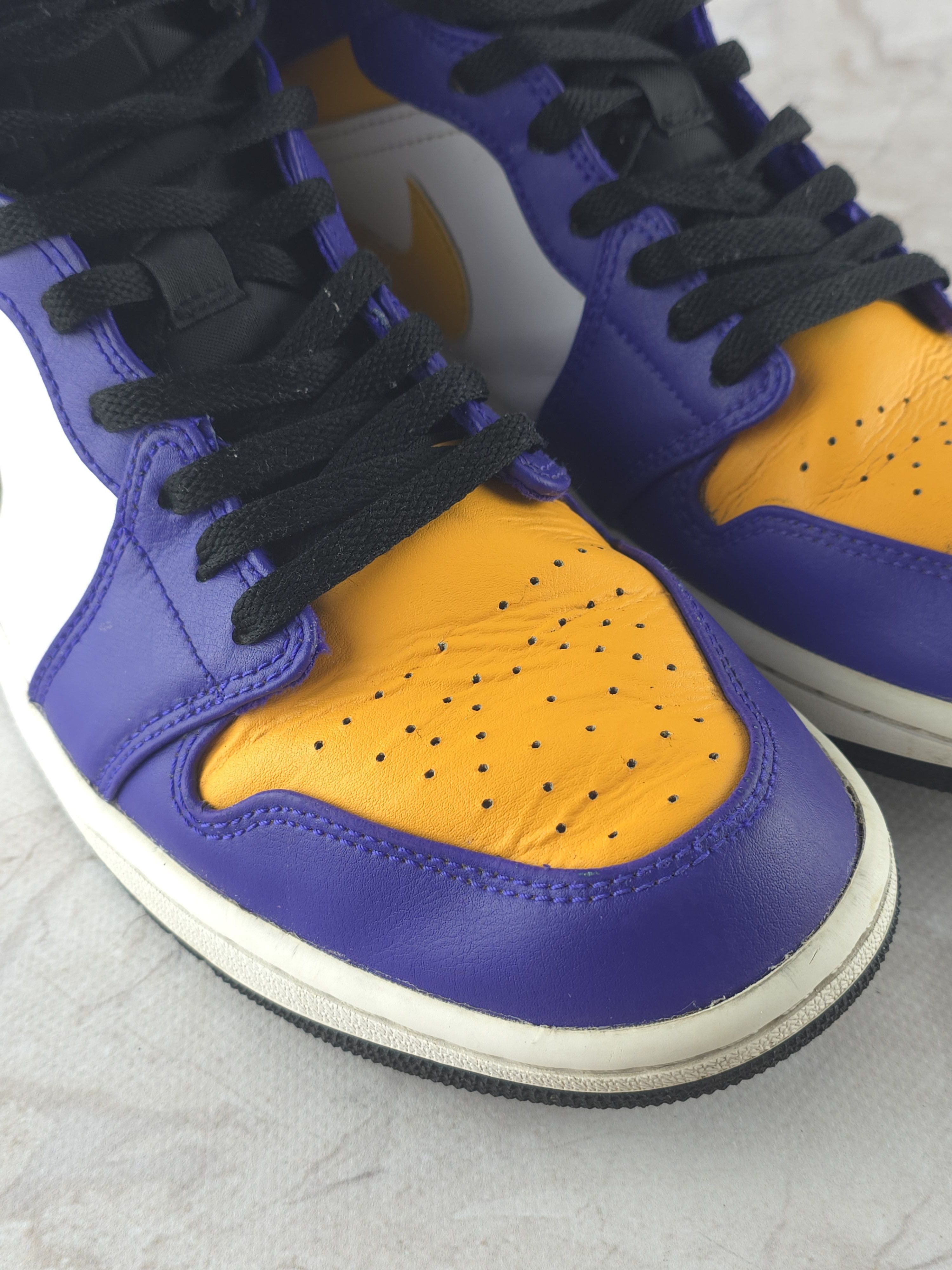 Jordan Brand Jordan 1 mid Lakers Los Angeles Lakers size 44,5 EU Size US 11 / EU 44 - 7 Thumbnail