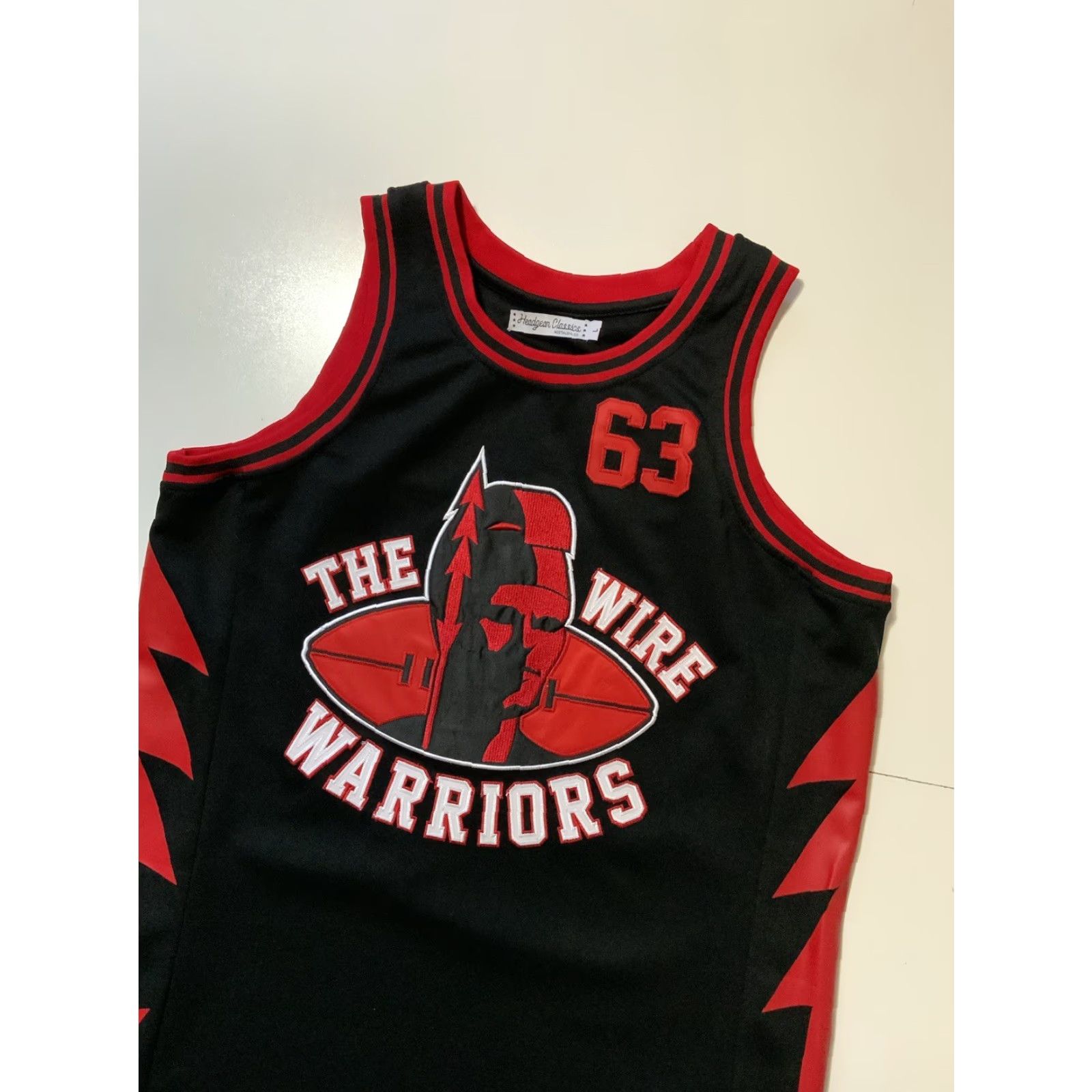 Vintage VINTAGE HeadGear Classics The Wire Omar Devon Little Warriors Basketball Jersey L Adult Black Mens Size US L / EU 52-54 / 3 - 3 Thumbnail